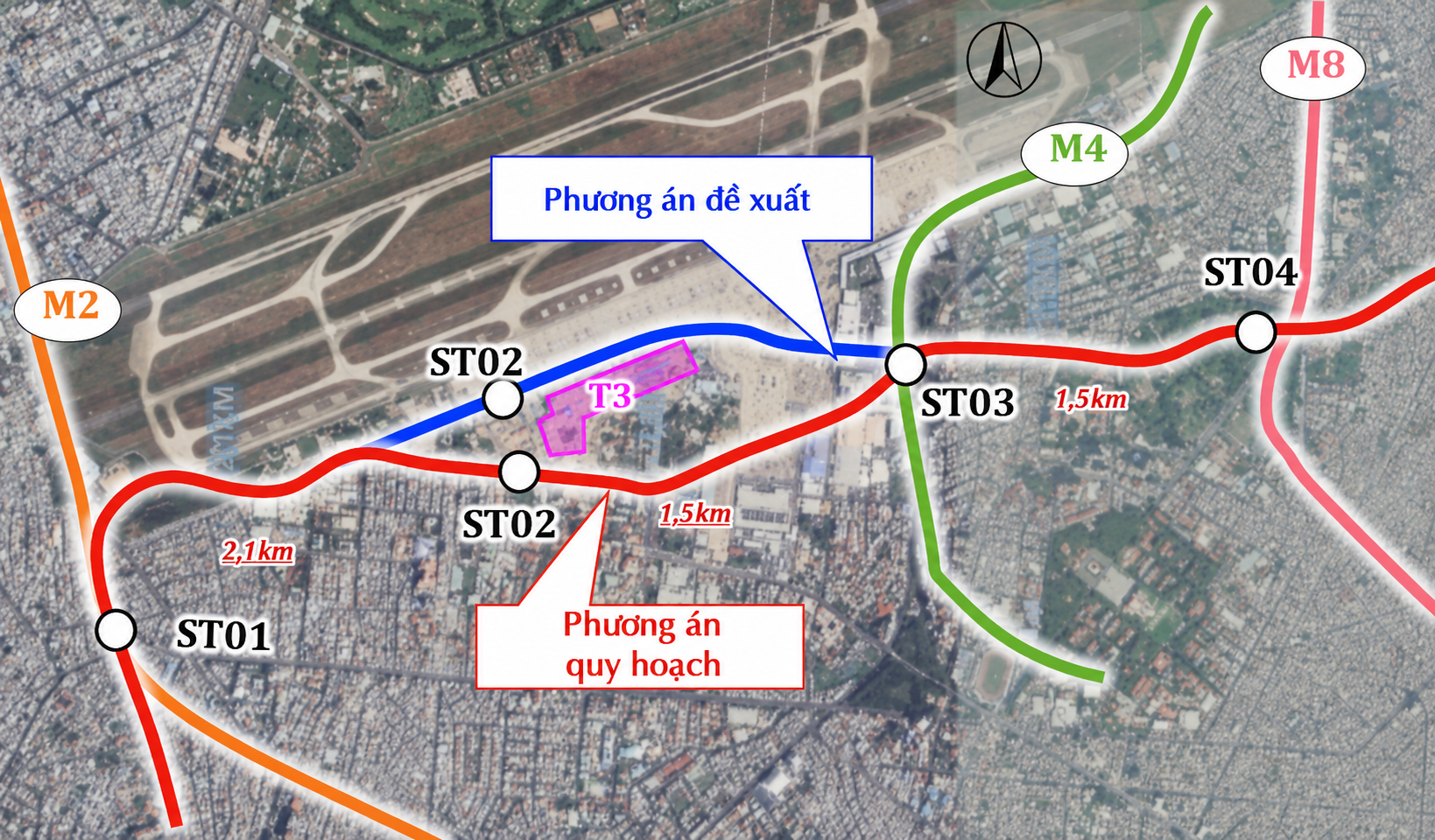 Đề xuất nắn tuyến metro số 6 qua sân bay Tân Sơn Nhất, giúp khách đến nhà ga tiện hơn - Ảnh 3.