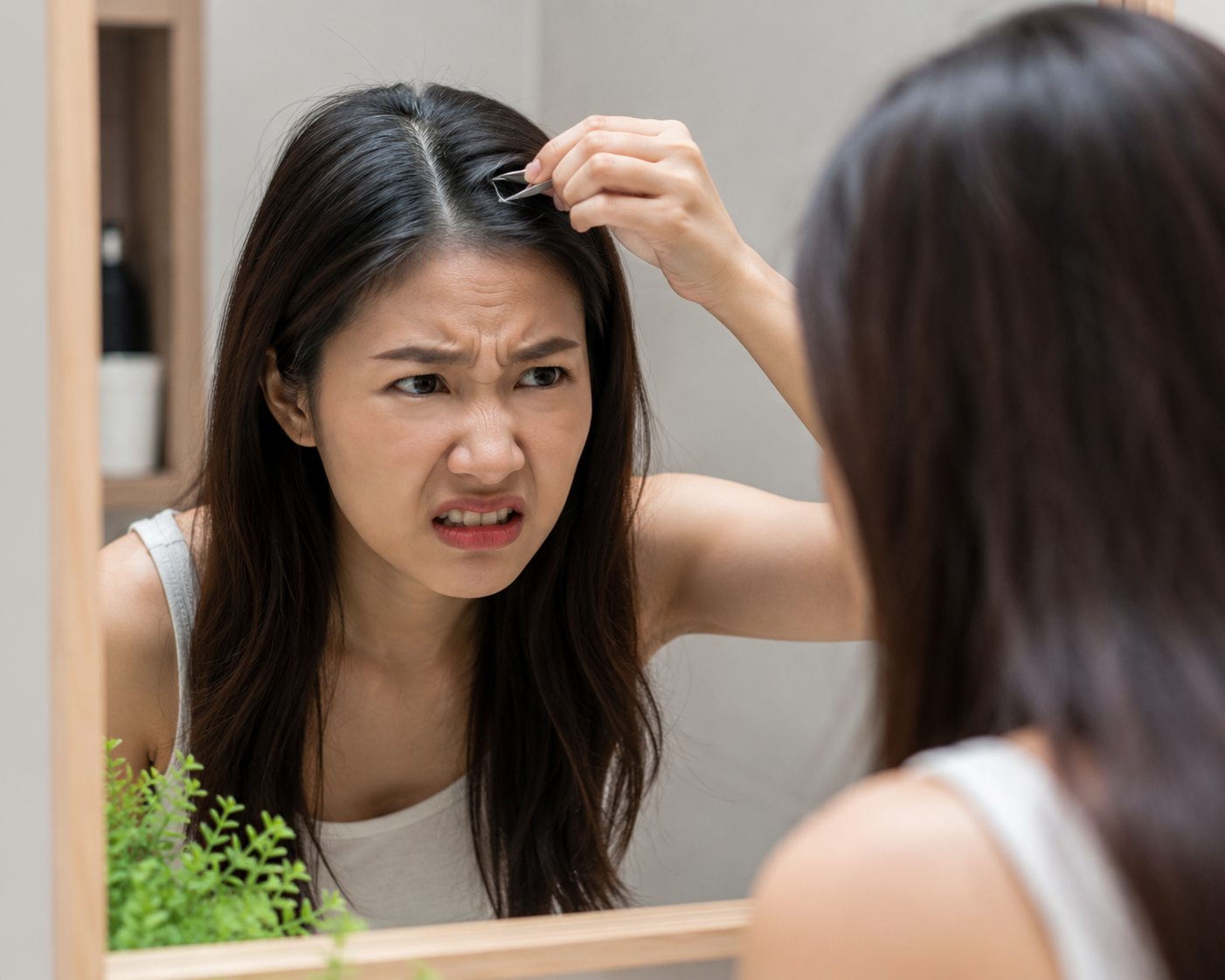 Tóc bạc: càng nhổ càng bạc nhiều hơn, đúng hay sai? - Ảnh 1.