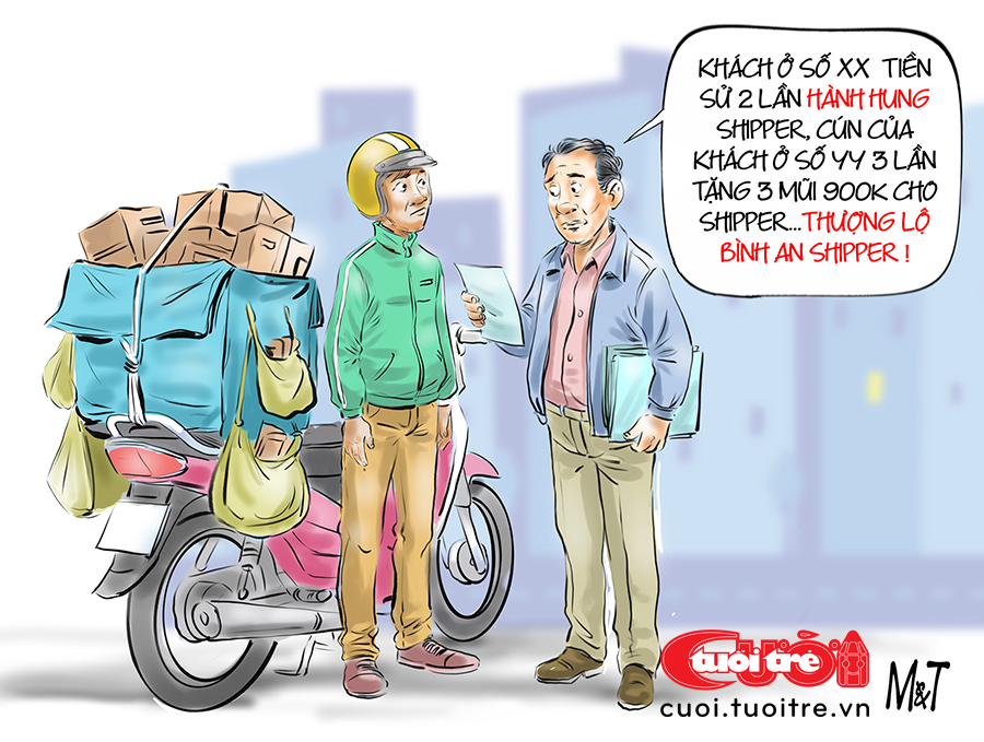 (nháp) Chúc shipper thượng lộ bình an - Ảnh 1.