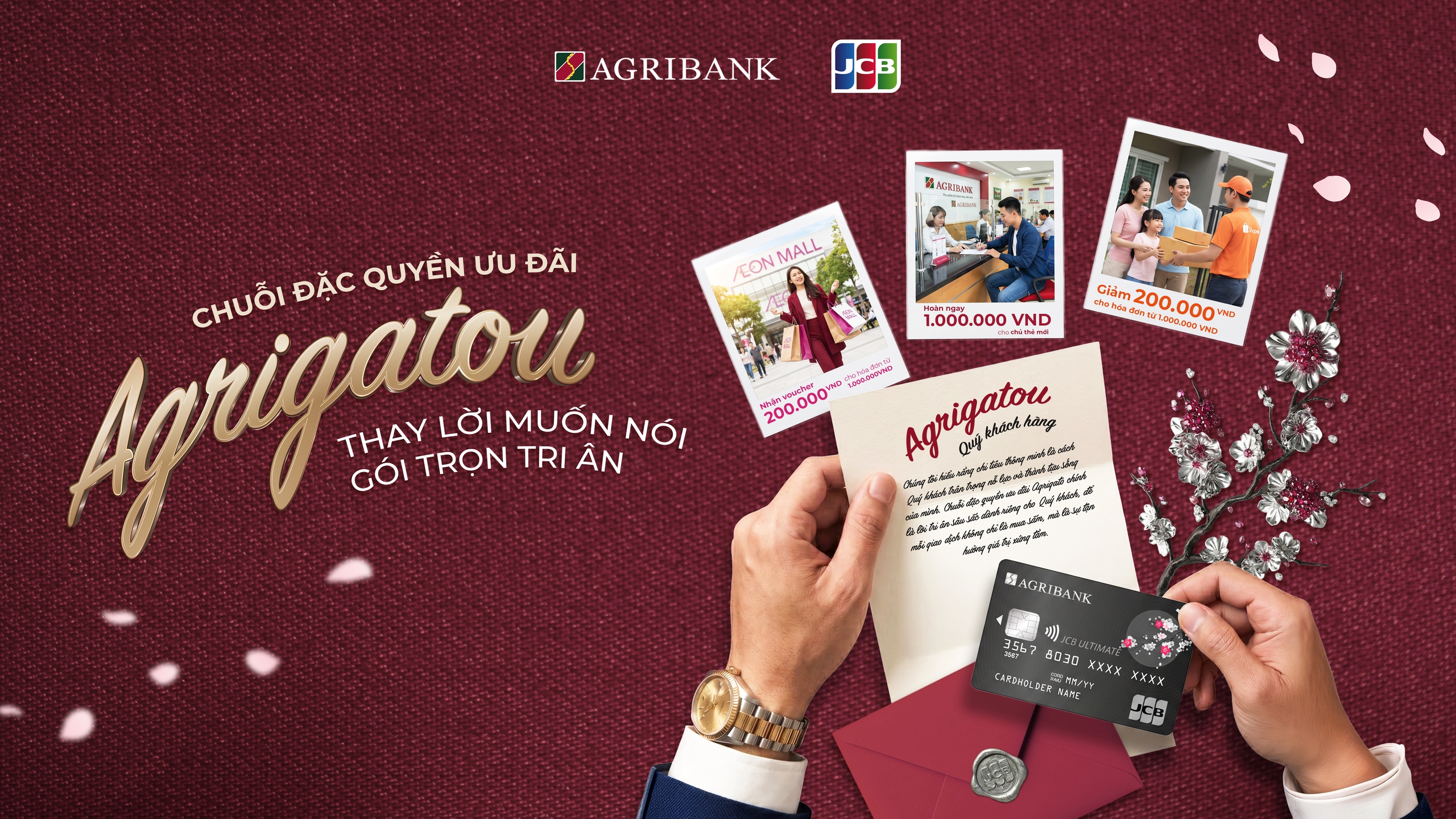 Thẻ Agribank JCB tung loạt ưu đãi đến cuối năm, hoàn tiền đến 1 triệu đồng - Ảnh 1.