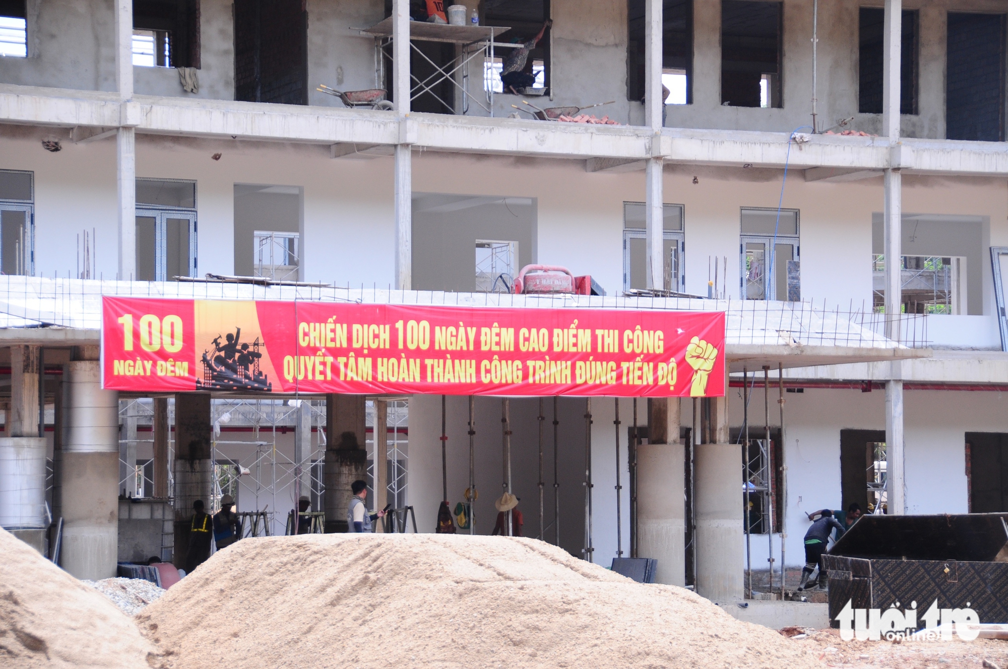 Loạt hình ảnh mới nhất về trường nội trú liên cấp Đà Nẵng chạy đua đón năm học mới - Ảnh 11.