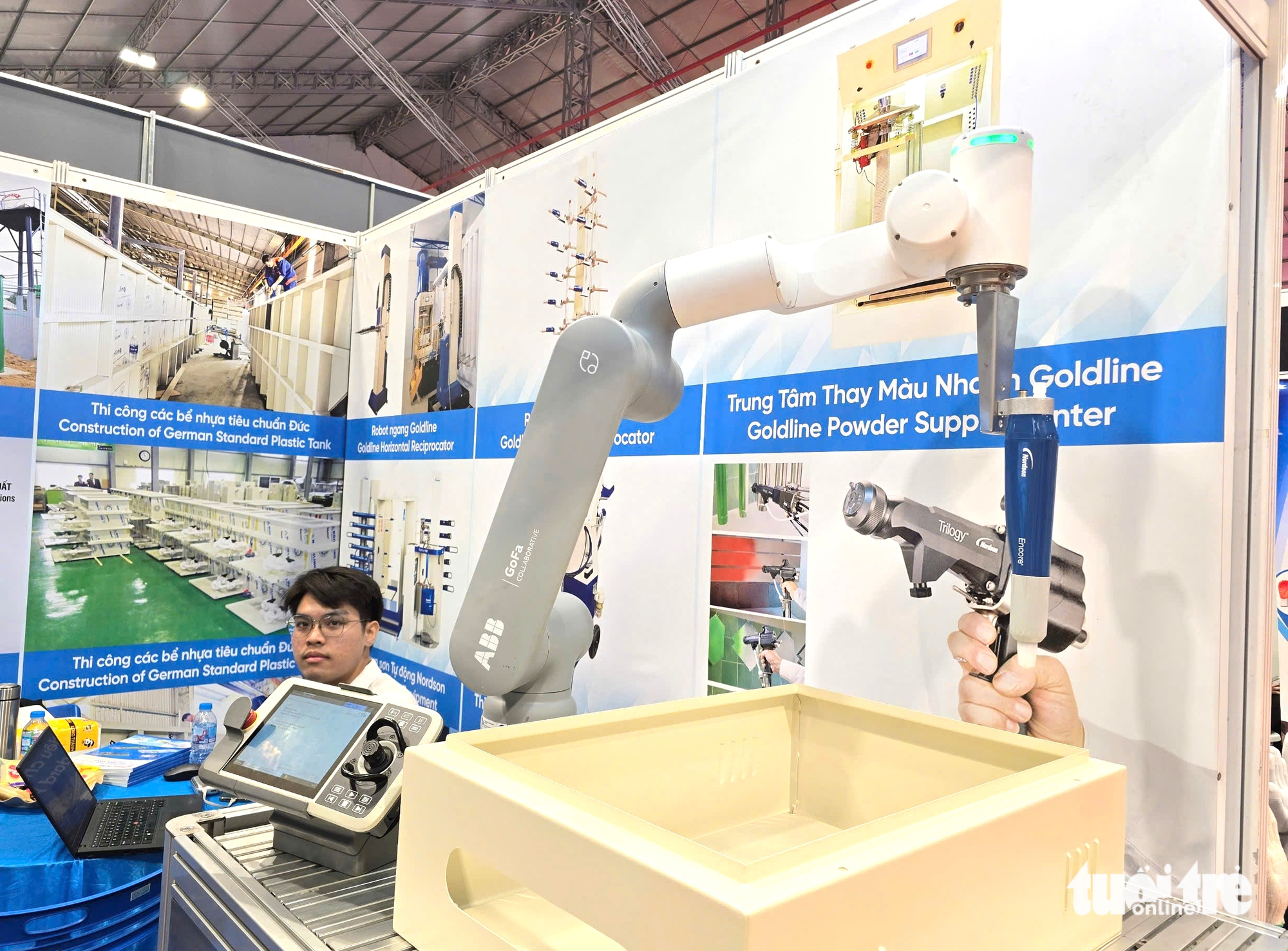Đến EMA Vietnam 2026 xem robot nhả sơn, giải bài toán năng suất và xanh hoá sản phẩm - Ảnh 6.