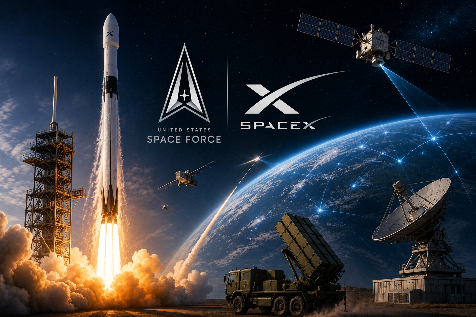 SpaceX tiếp tục thắng lớn với hợp đồng 1,6 tỉ USD từ Lực lượng Không gian Mỹ - Ảnh 1.