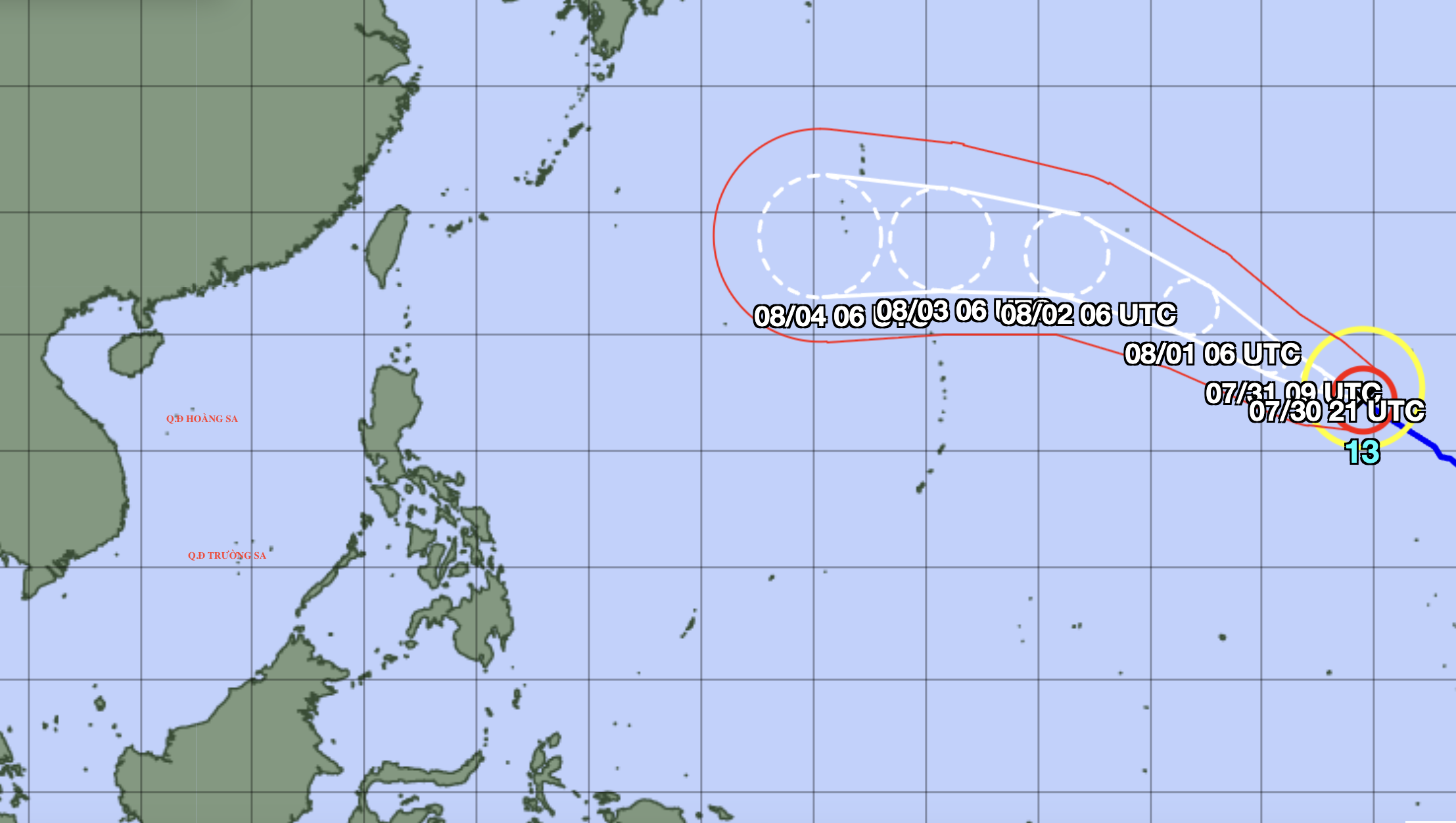 Siêu bão Dolphin còn mạnh thêm, gió giật có thể lên tới 305km/h - Ảnh 2.