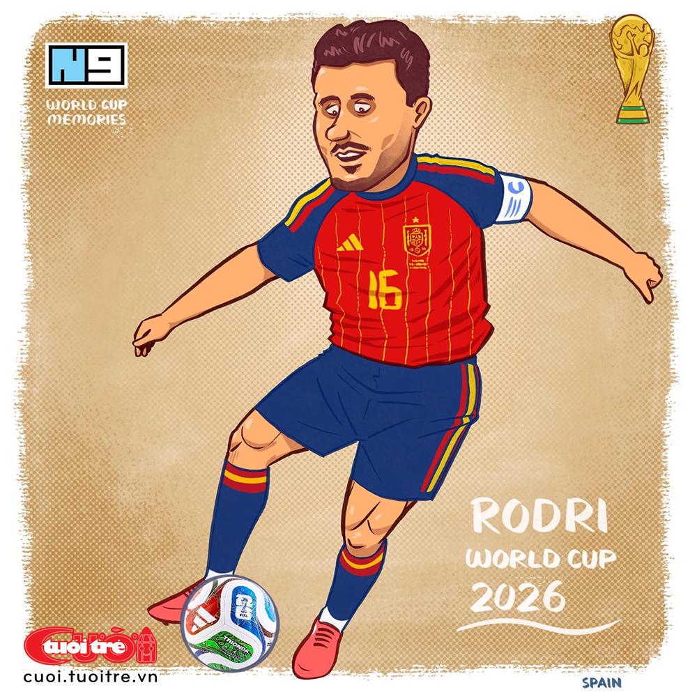 Tượng đài World Cup P.23: Rodri 'nhạc trưởng' không ghi bàn, không kiến tạo - Ảnh 1.