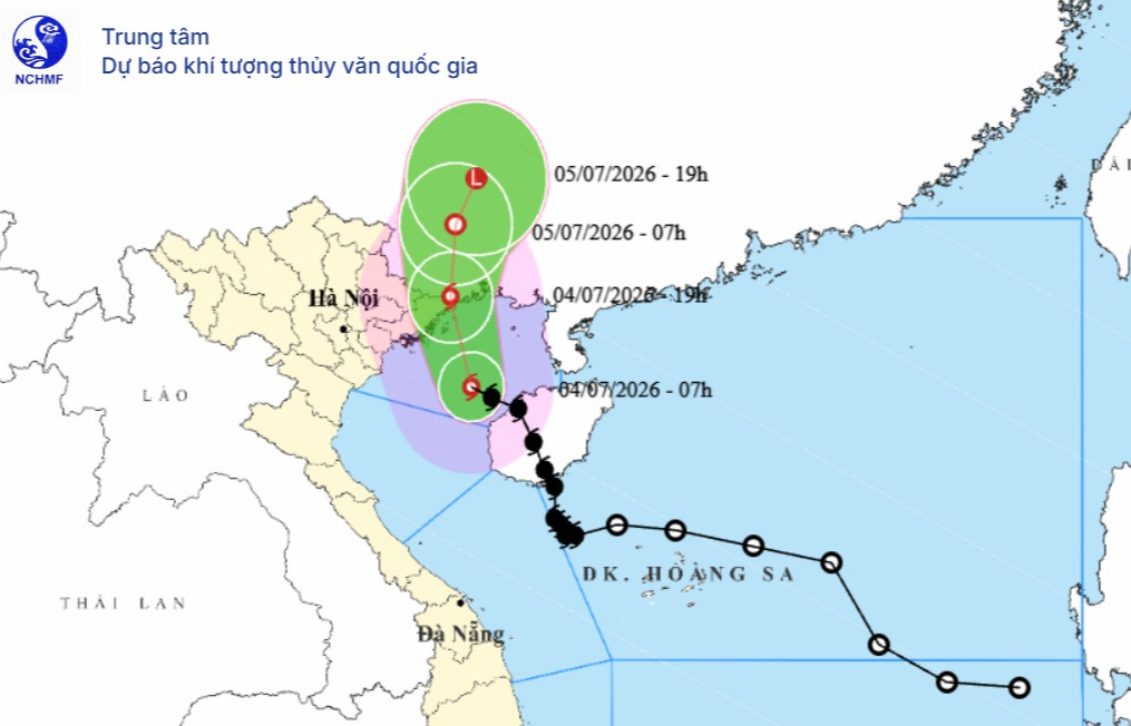 Hai kịch bản đổ bộ của bão số 1 - Ảnh 1.