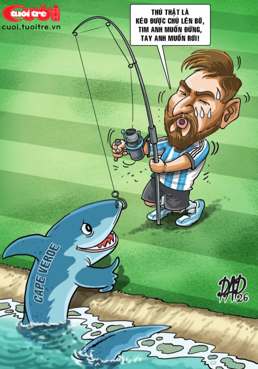 Cần thủ Messi đuối với Cape Verde - Ảnh 1.