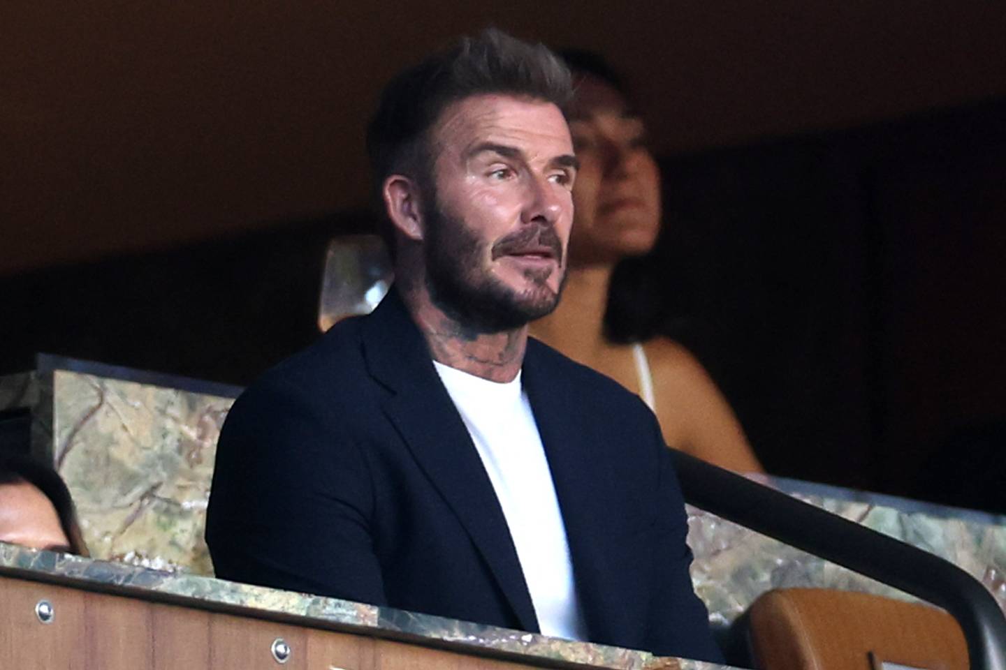 Nhà Beckham và dàn sao cổ vũ Messi tại World Cup - Ảnh 2.