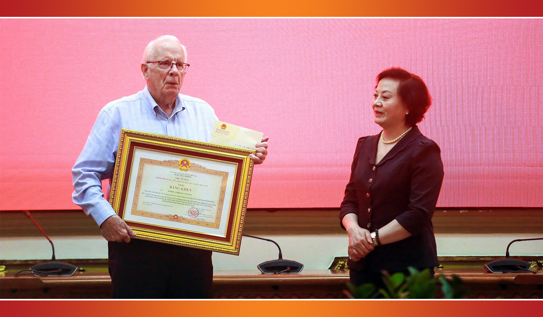 Cựu binh Hoa Kỳ Robert A. Connor: 
