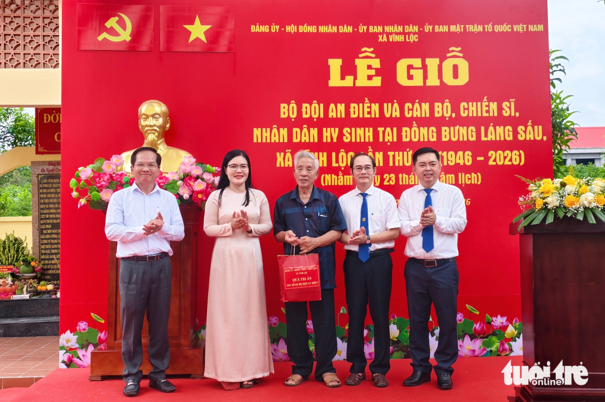Xúc động trước hàng ghế tri ân tại lễ giỗ bộ đội An Điền ở xã Vĩnh Lộc, TP.HCM - Ảnh 5.