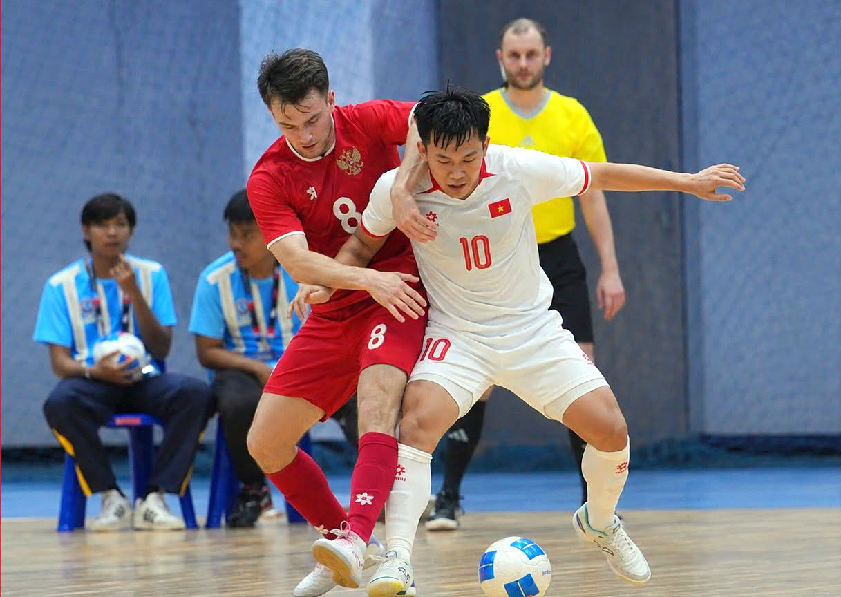 Tuyển futsal Việt Nam hòa đội hạng 7 thế giới - Ảnh 1.