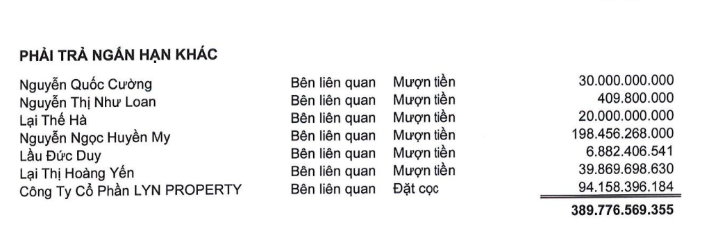Ông Nguyễn Quốc Cường và vợ chồng em gái đang cho Quốc Cường Gia Lai mượn bao nhiêu tiền? - Ảnh 2.