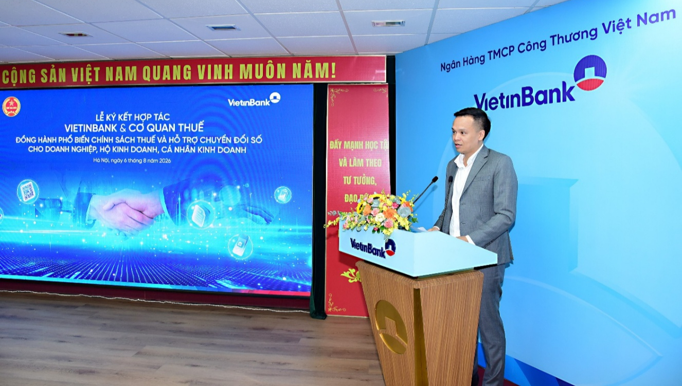 VietinBank bắt tay Cục Thuế hỗ trợ hộ kinh doanh chuyển đổi số - Ảnh 3.