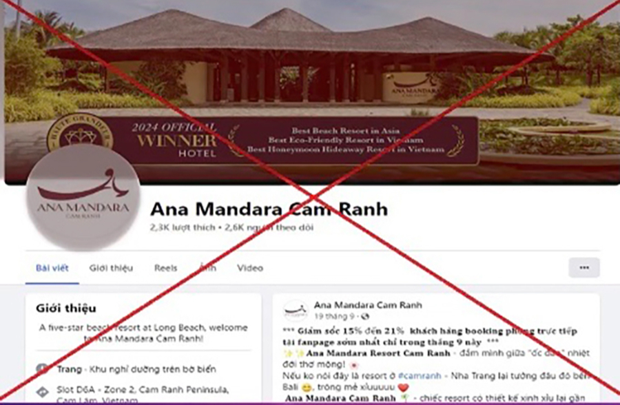 Làm gì để không 'sập bẫy' lừa tiền đặt cọc khách sạn từ fanpage giả mạo? - Ảnh 1.