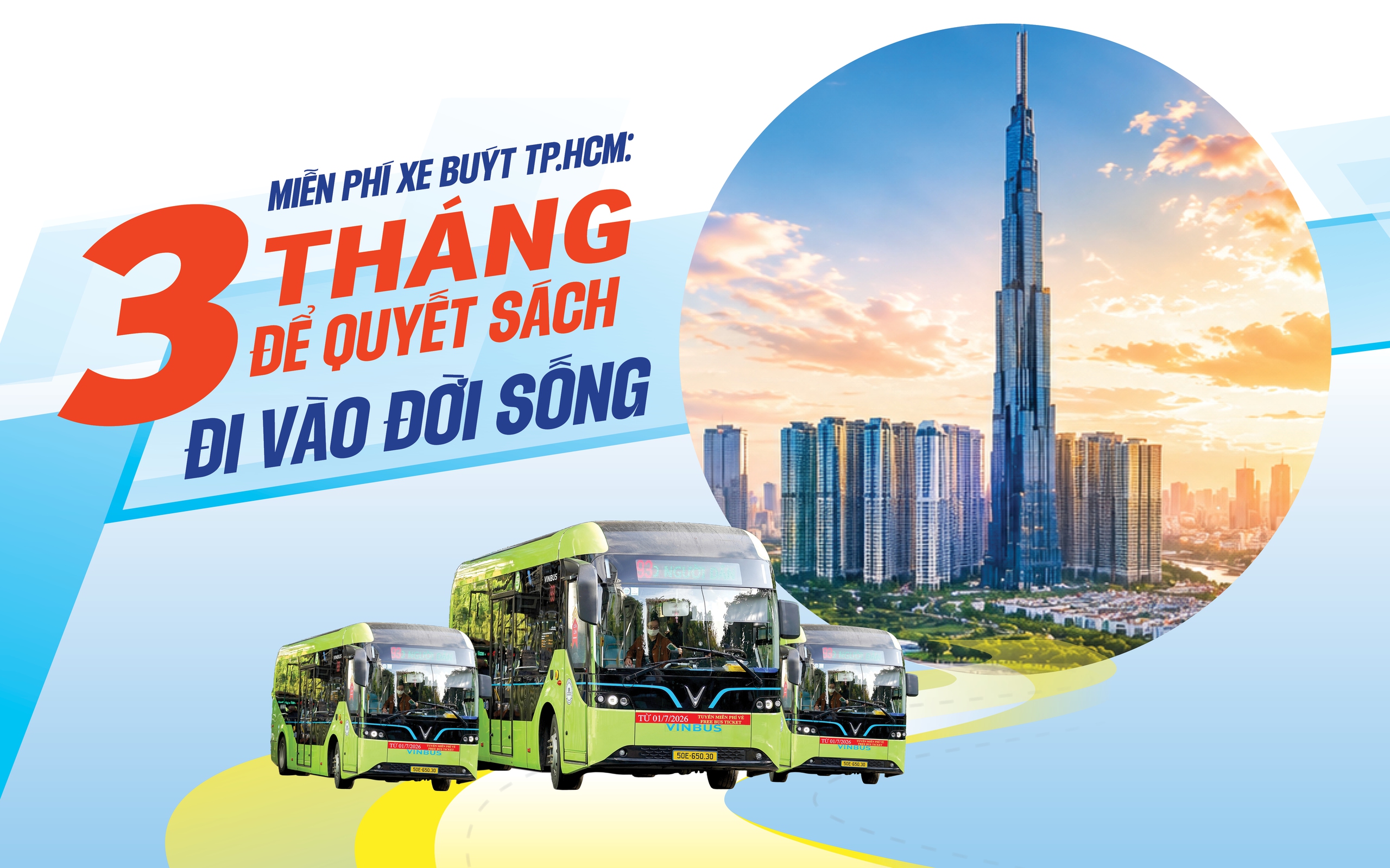 Miễn phí xe buýt TP.HCM: 3 tháng để quyết sách đi vào đời sống
