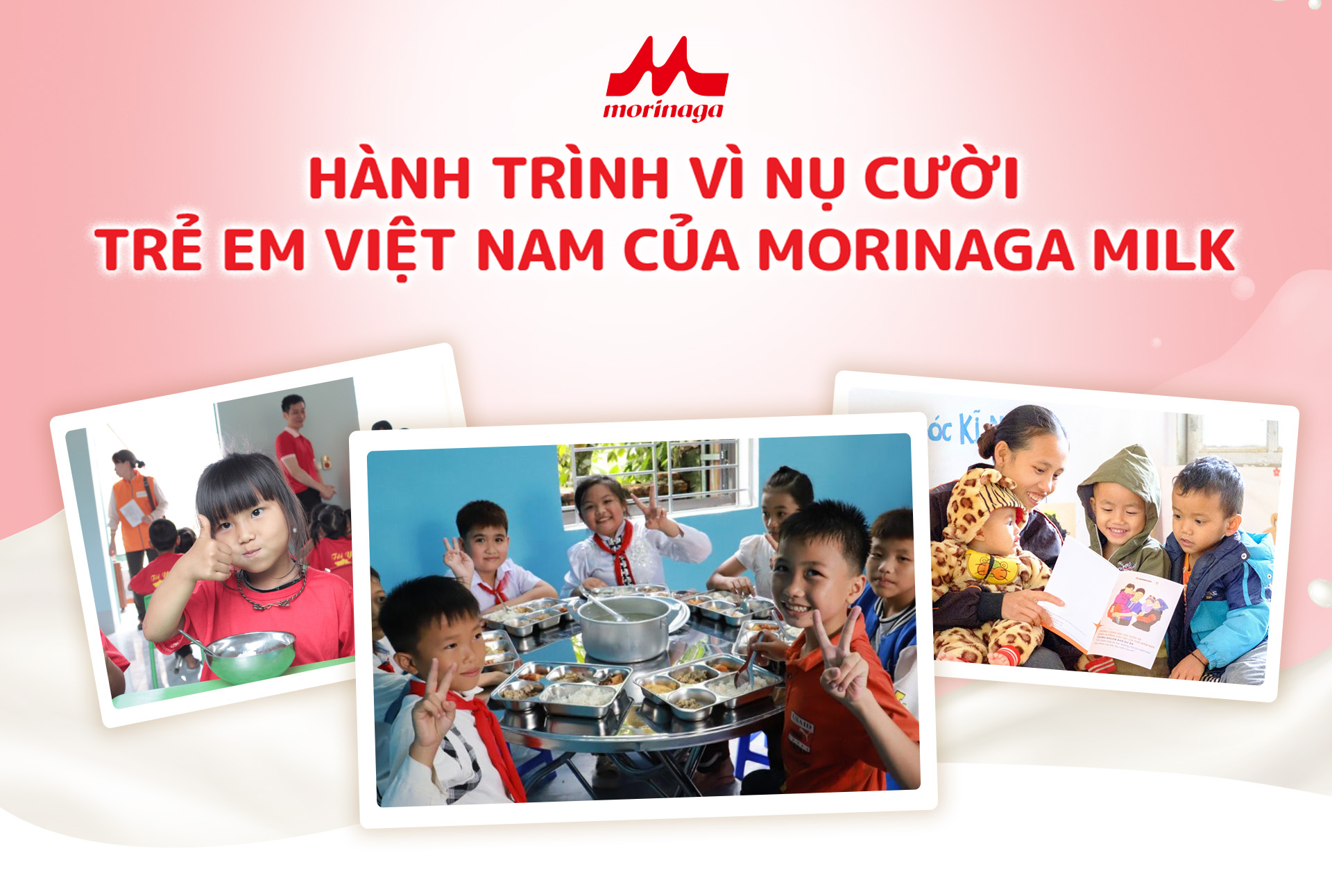 Hành trình vì nụ cười trẻ em Việt Nam của Morinaga Milk