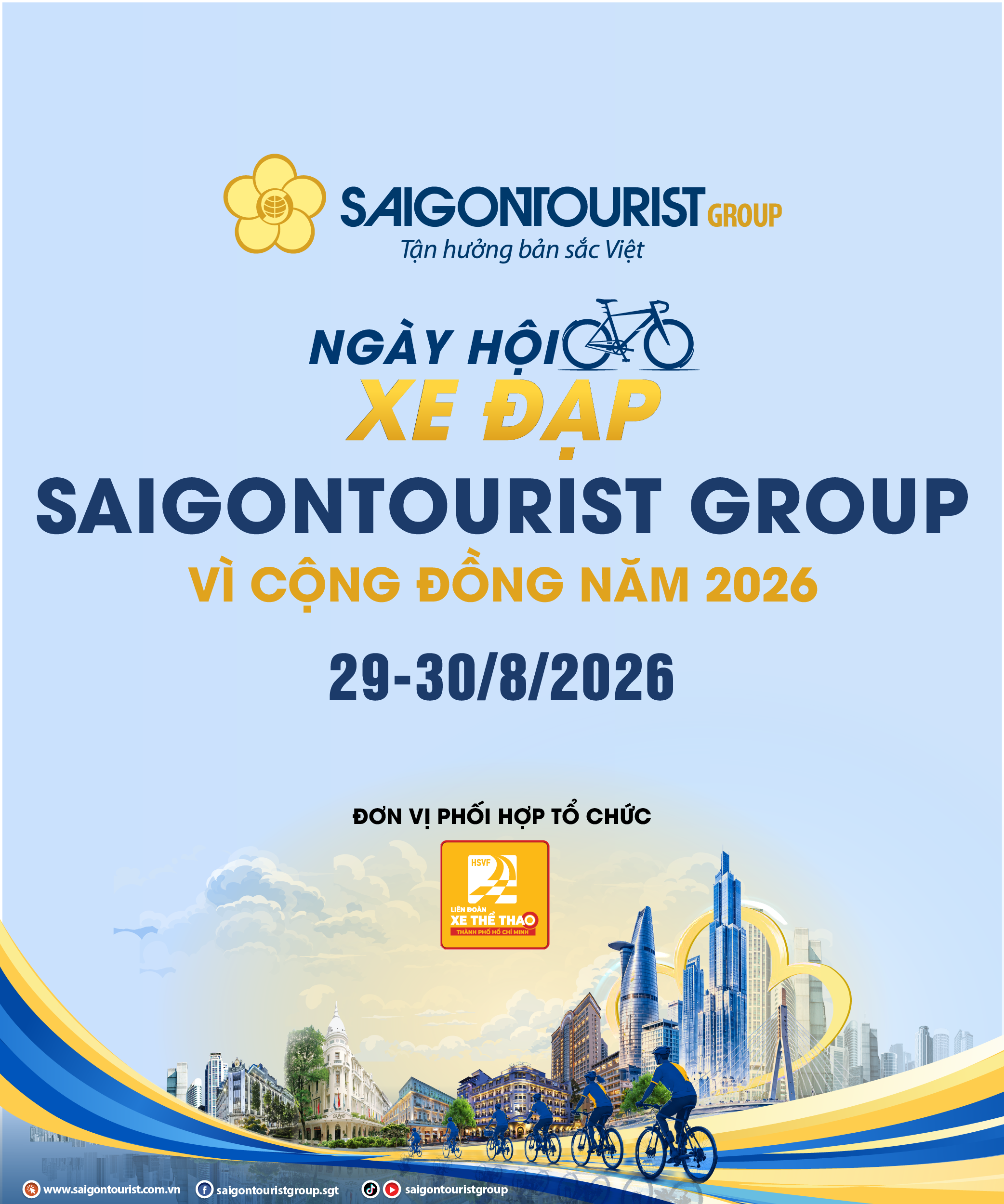 越南西貢旅遊集團首次舉辦社區自行車節,向貧困學生贈送51輛自行車