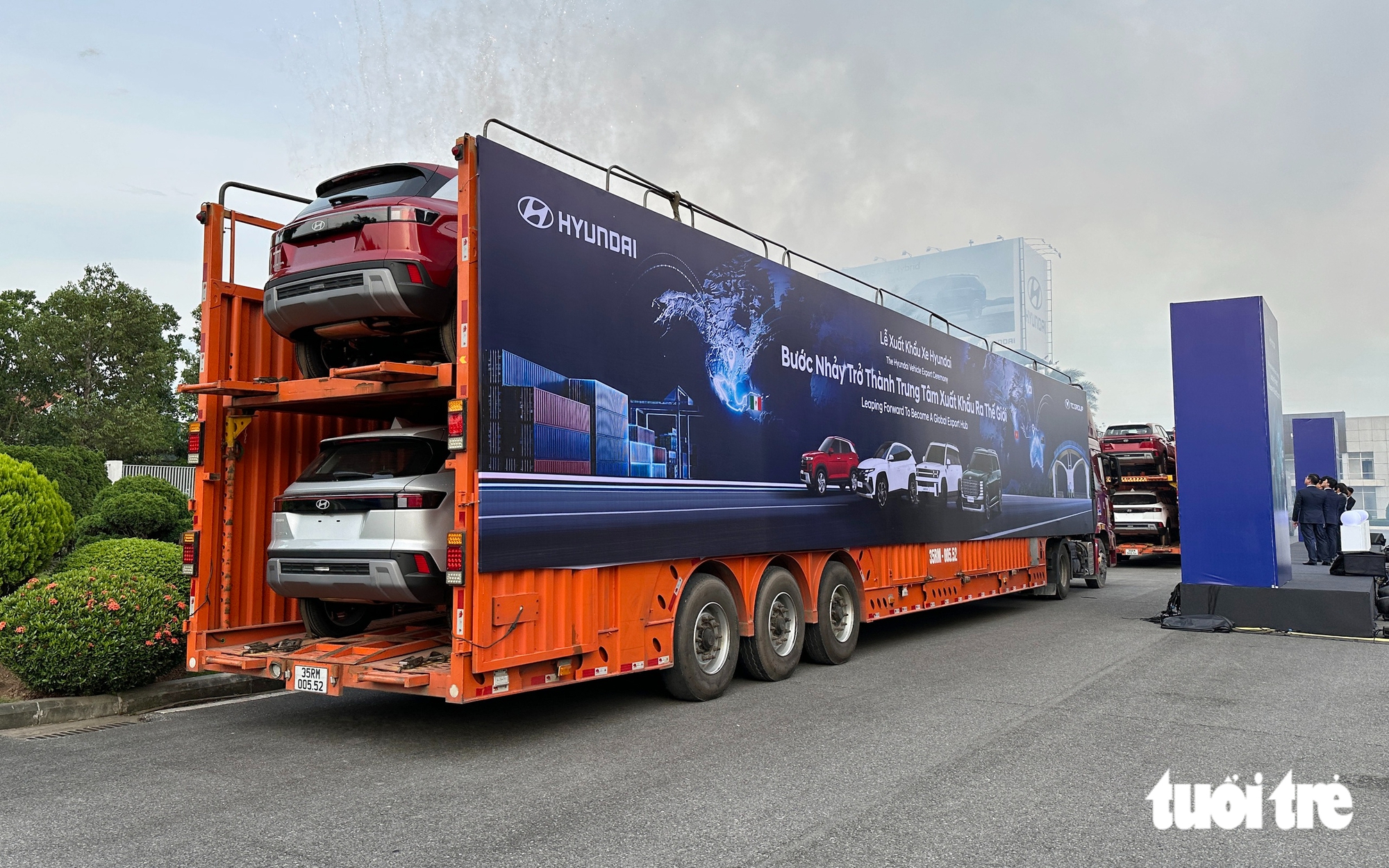 Hơn 10.000 xe Hyundai lắp ở Việt Nam xuất ra thế giới năm nay: Lô Creta đầu tiên bắt đầu sang Mexico - Ảnh 2.