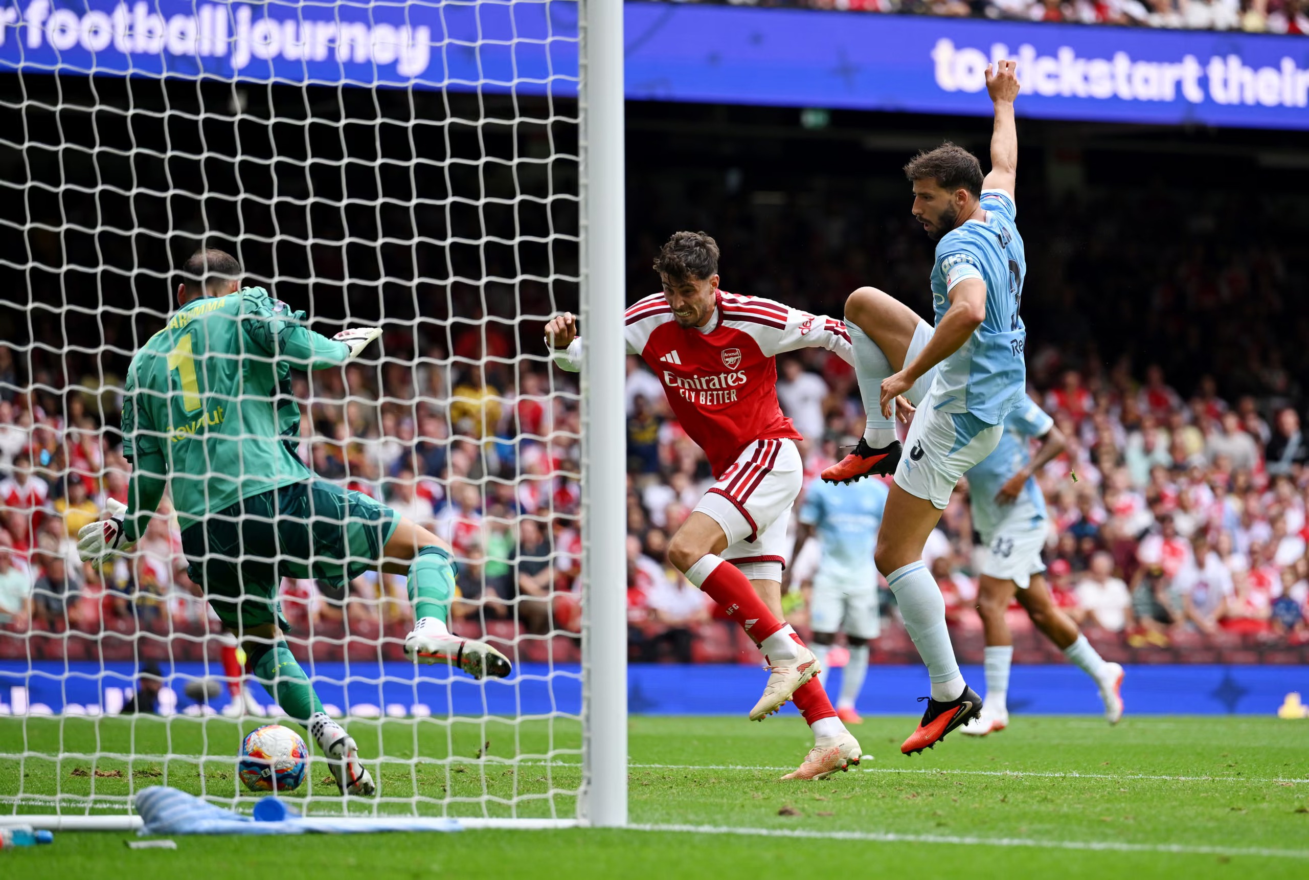 Không còn HLV Guardiola, Man City bị Arsenal đè bẹp - Ảnh 2.