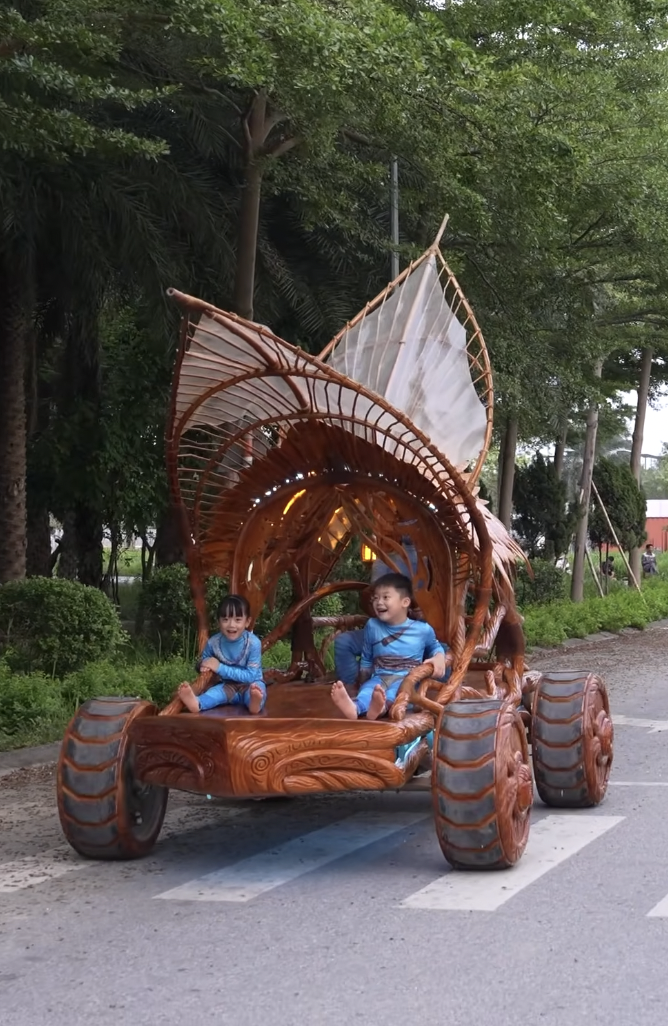 Thợ Việt chế siêu phẩm xe gỗ: Hàng độc bản chạy được, lấy cảm hứng từ bom tấn Avatar - Ảnh 9.