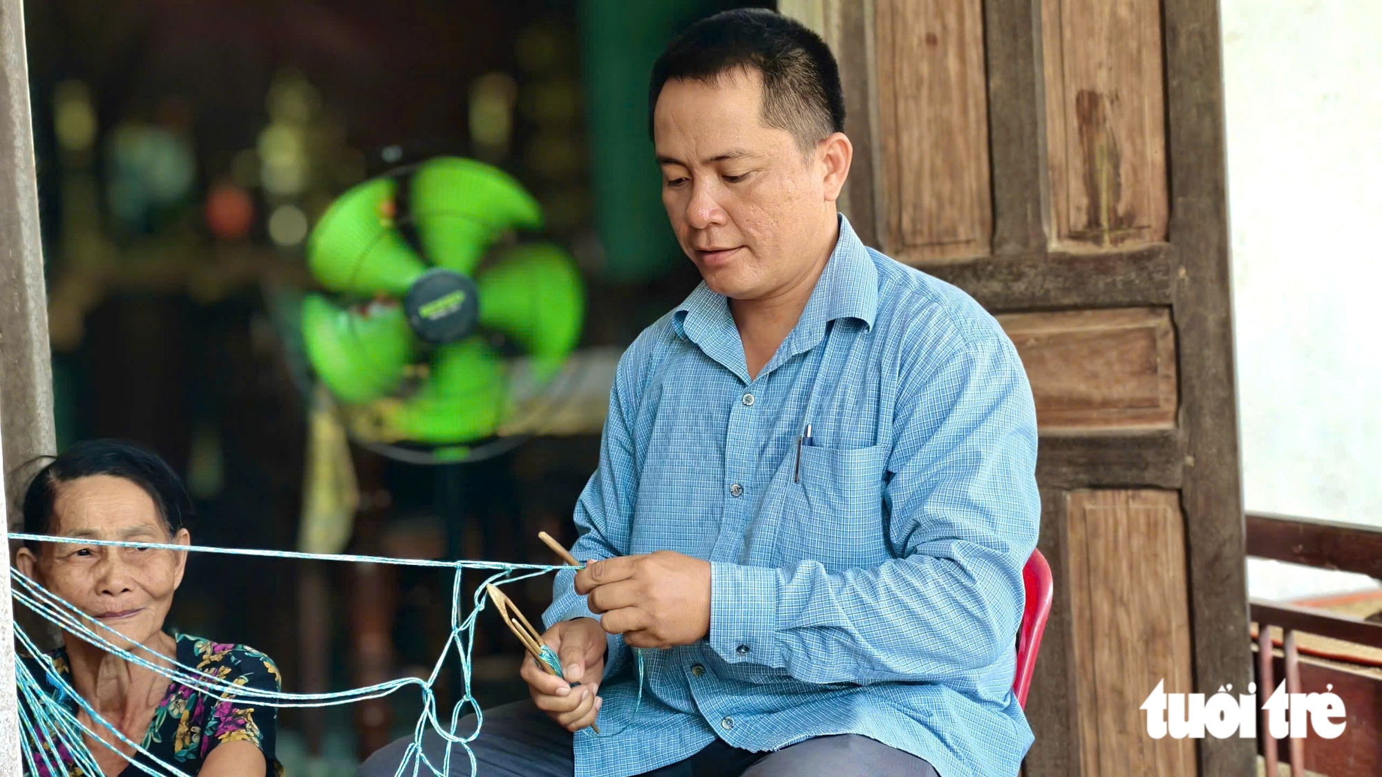 Những người giữ nghề đan võng gần trăm năm ở Quảng Ngãi - Ảnh 7.
