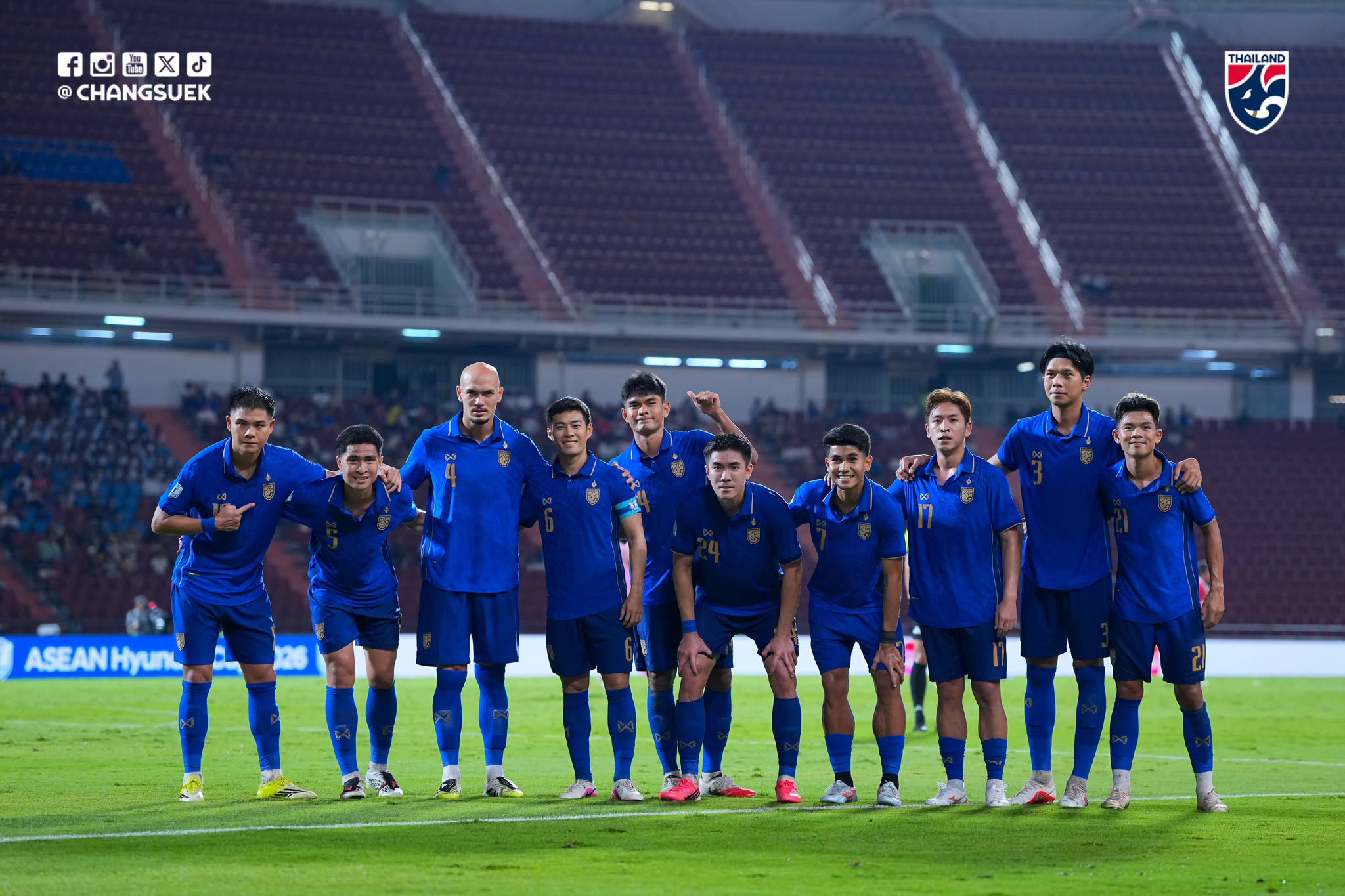 Trực tuyến Thái Lan - Singapore: Voi chiến quyết tâm vào chung kết ASEAN Cup 2026 - Ảnh 1.