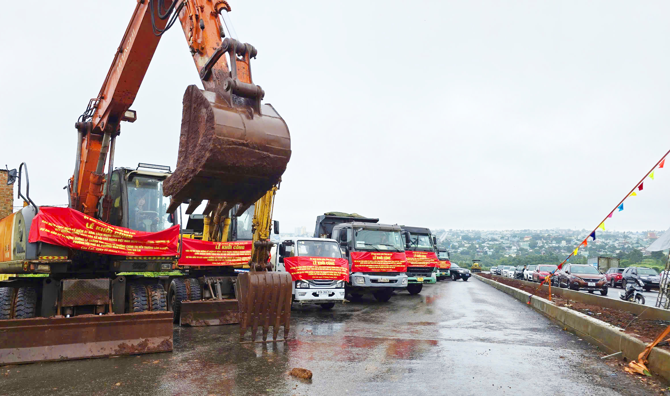 歸仁-波來古高速公路最難路段動工,將建越南最高橋墩