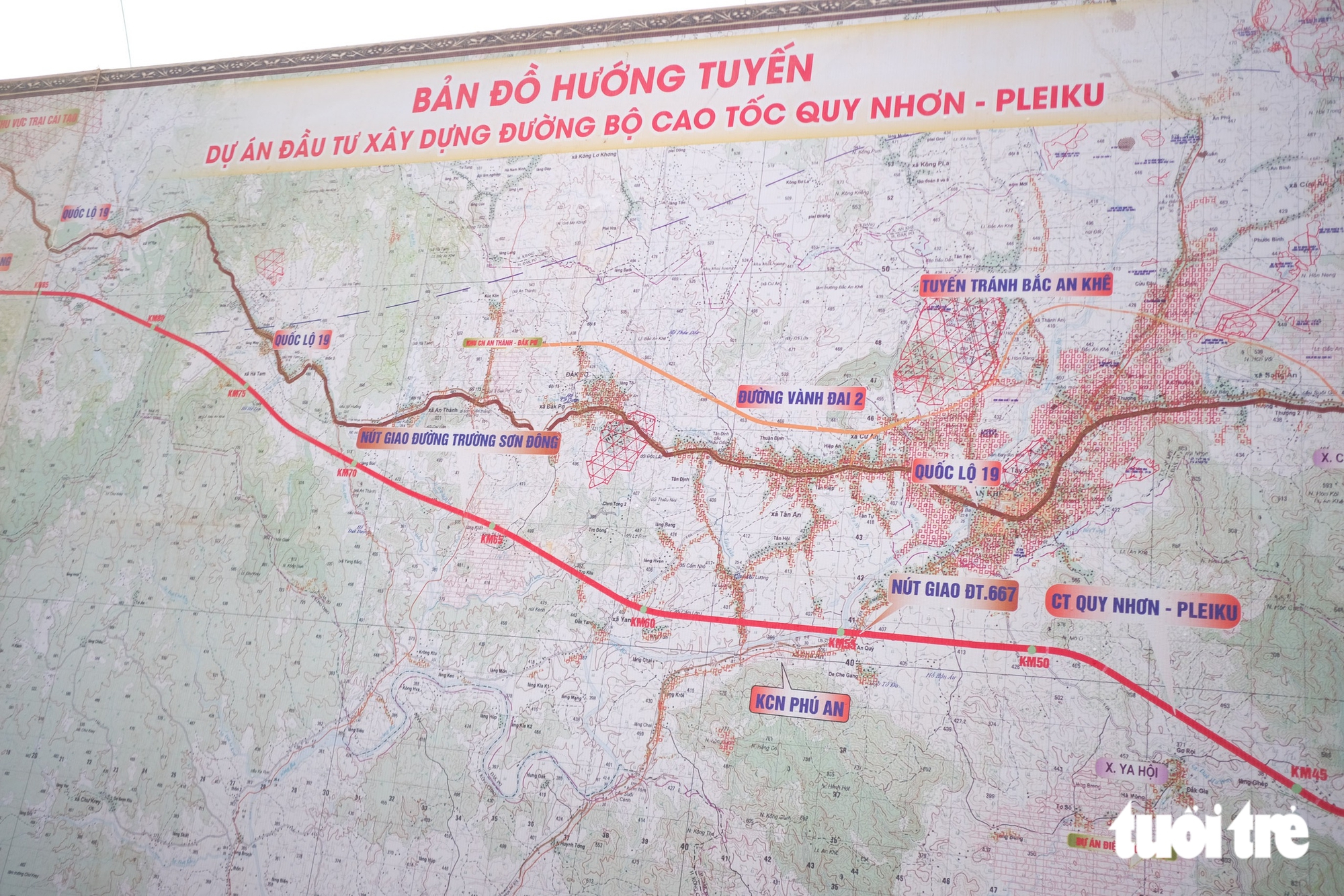 歸仁-波來古高速公路最難路段動工,將建越南最高橋墩
