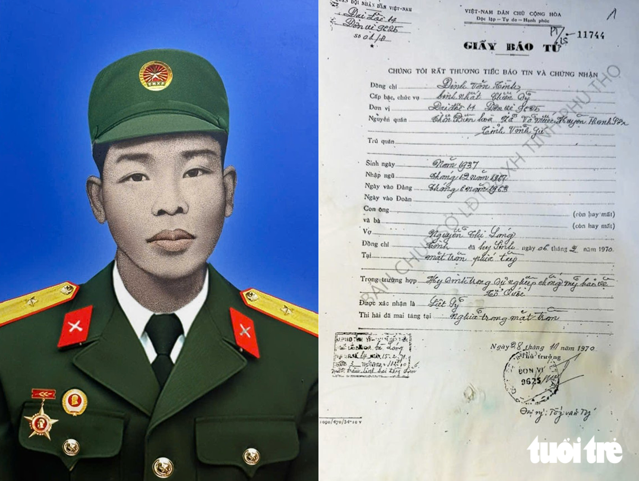 56 năm đi tìm cha và tia hy vọng từ tấm nhôm khắc tên trong mộ liệt sĩ - Ảnh 5.