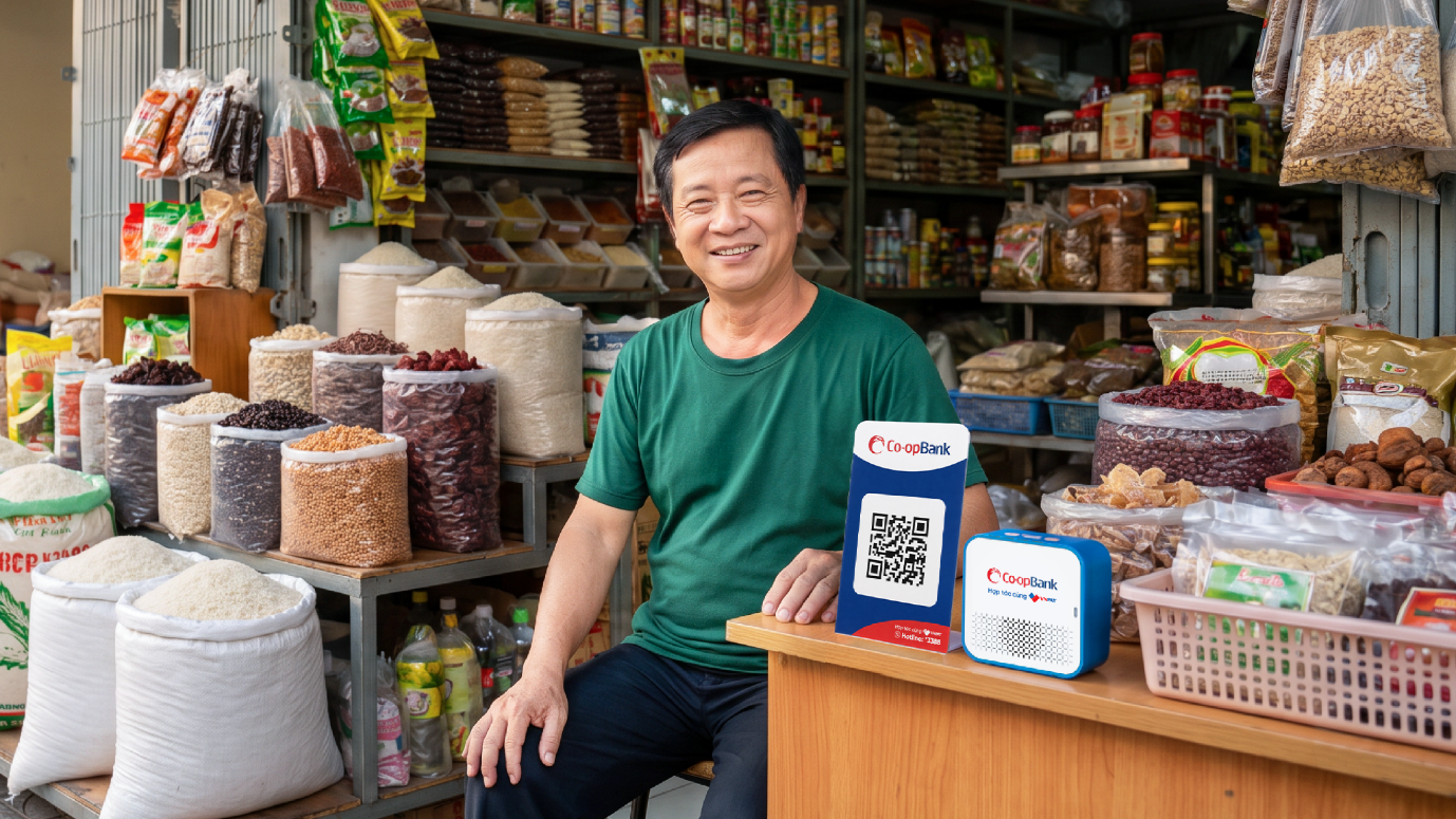 VNPAY trang bị loa thông báo giao dịch cho hộ kinh doanh - Ảnh 2.