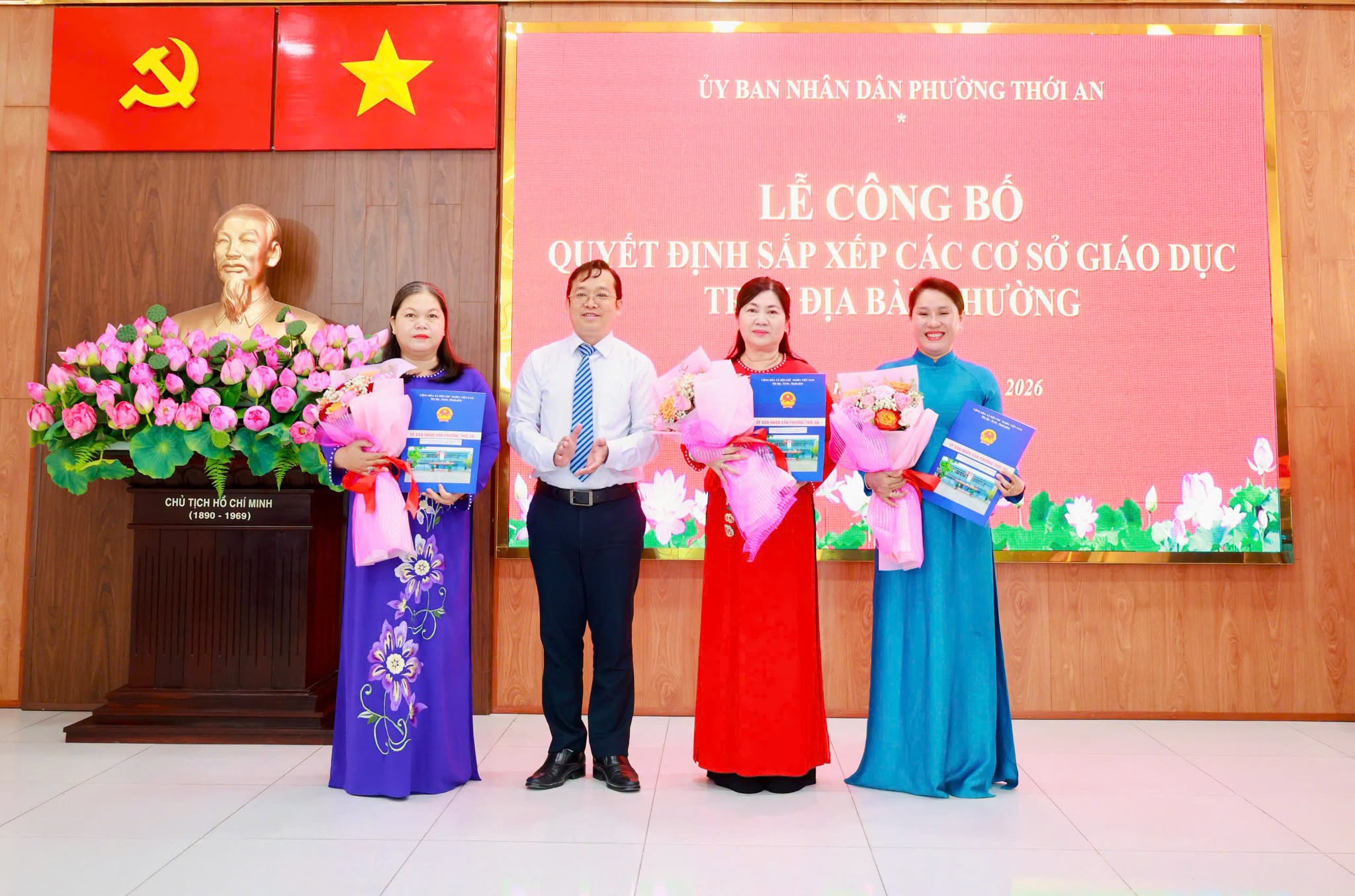 Phường Thới An, TP.HCM công bố quyết định sắp xếp trường học - Ảnh 3.