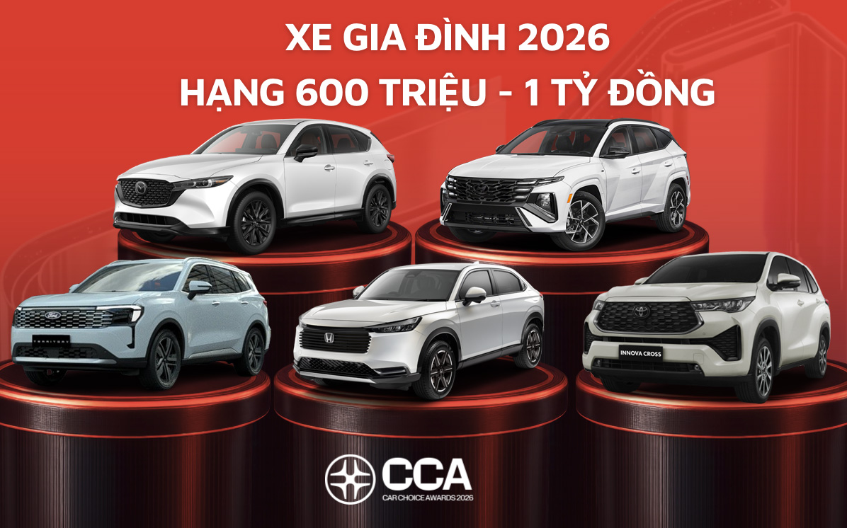 Từ xe 188 triệu đến xe tiền tỉ: Top 5 đề cử Car Choice Awards 2026 gọi tên ai? - Ảnh 3.