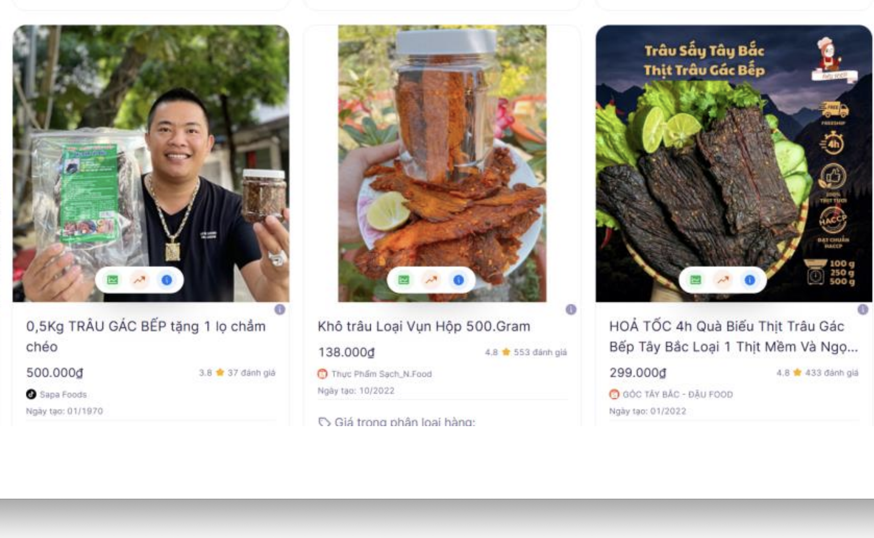 Hơn trăm tỉ tiền 'trâu gác bếp' được bán trên sàn, bất ngờ lượng mua từ shop Hải Sapa TV - Ảnh 1.