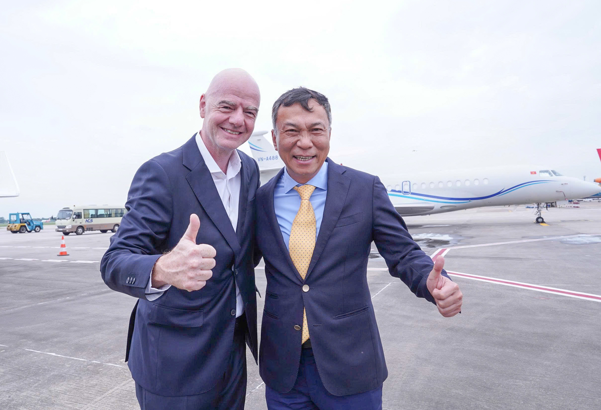 Chủ tịch FIFA Gianni Infantino đã đến Hà Nội - Ảnh 3.