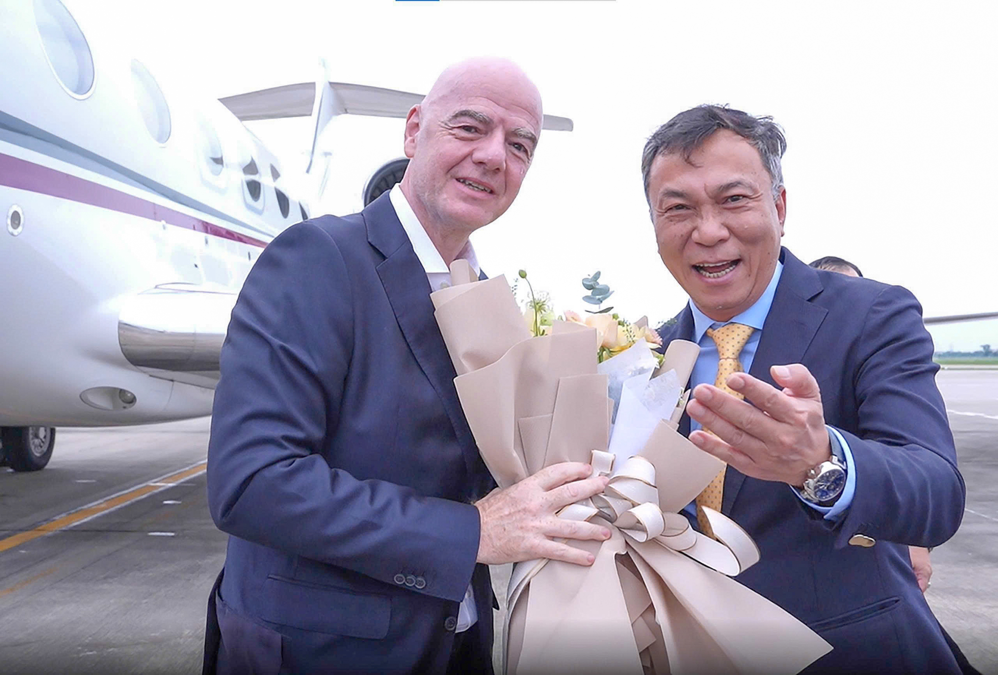 Chủ tịch FIFA Gianni Infantino đã đến Hà Nội - Ảnh 2.