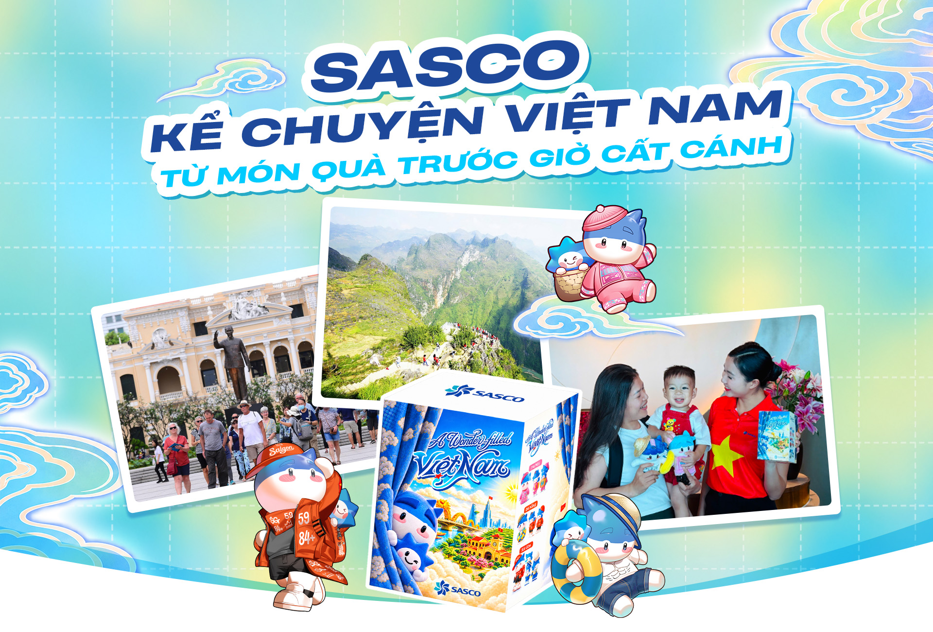 SASCO kể chuyện Việt Nam từ món quà trước giờ cất cánh