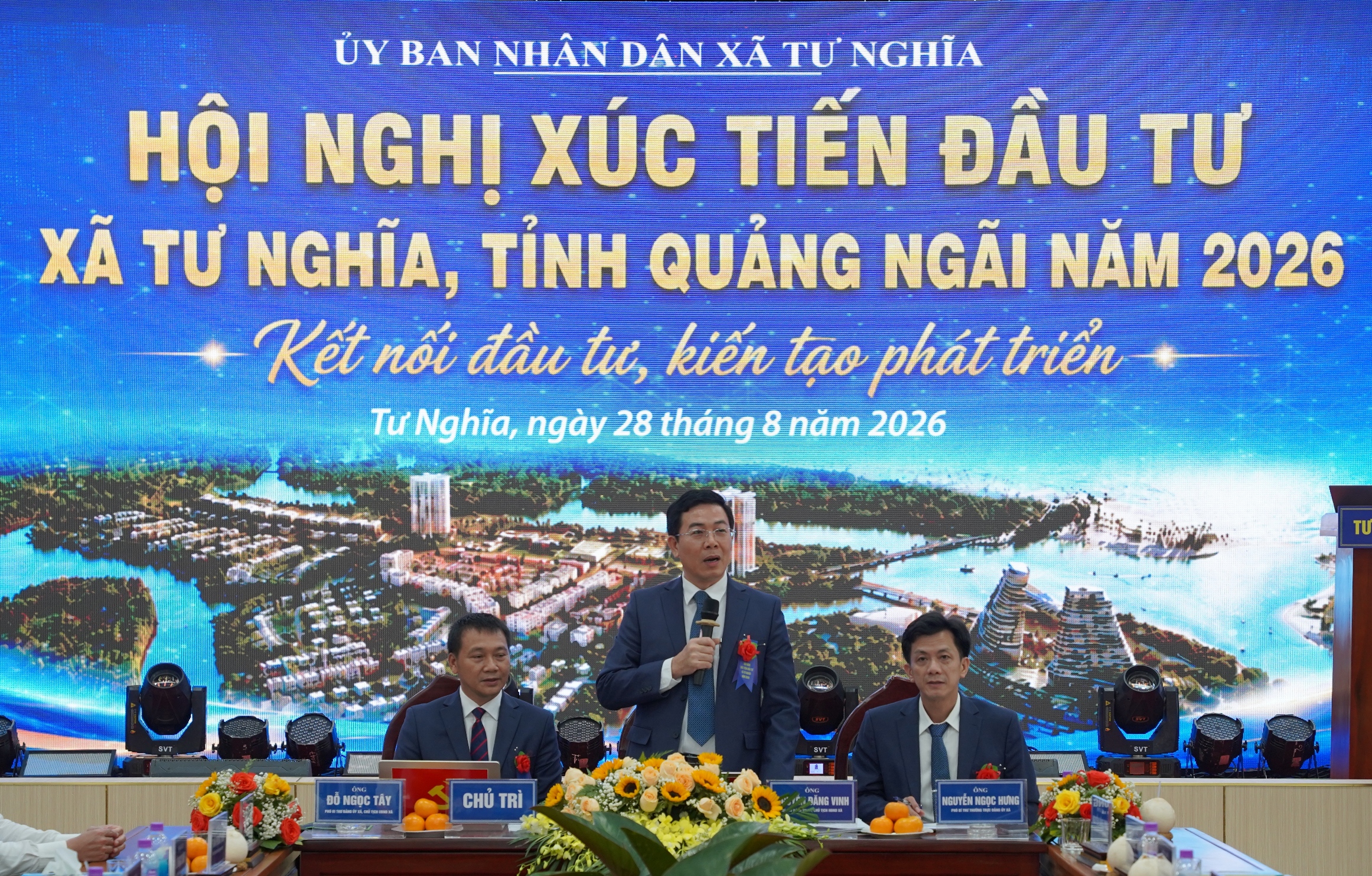 Xã mở 'hội nghị xúc tiến đầu tư' nhiều doanh nghiệp đến tìm cơ hội - Ảnh 3.