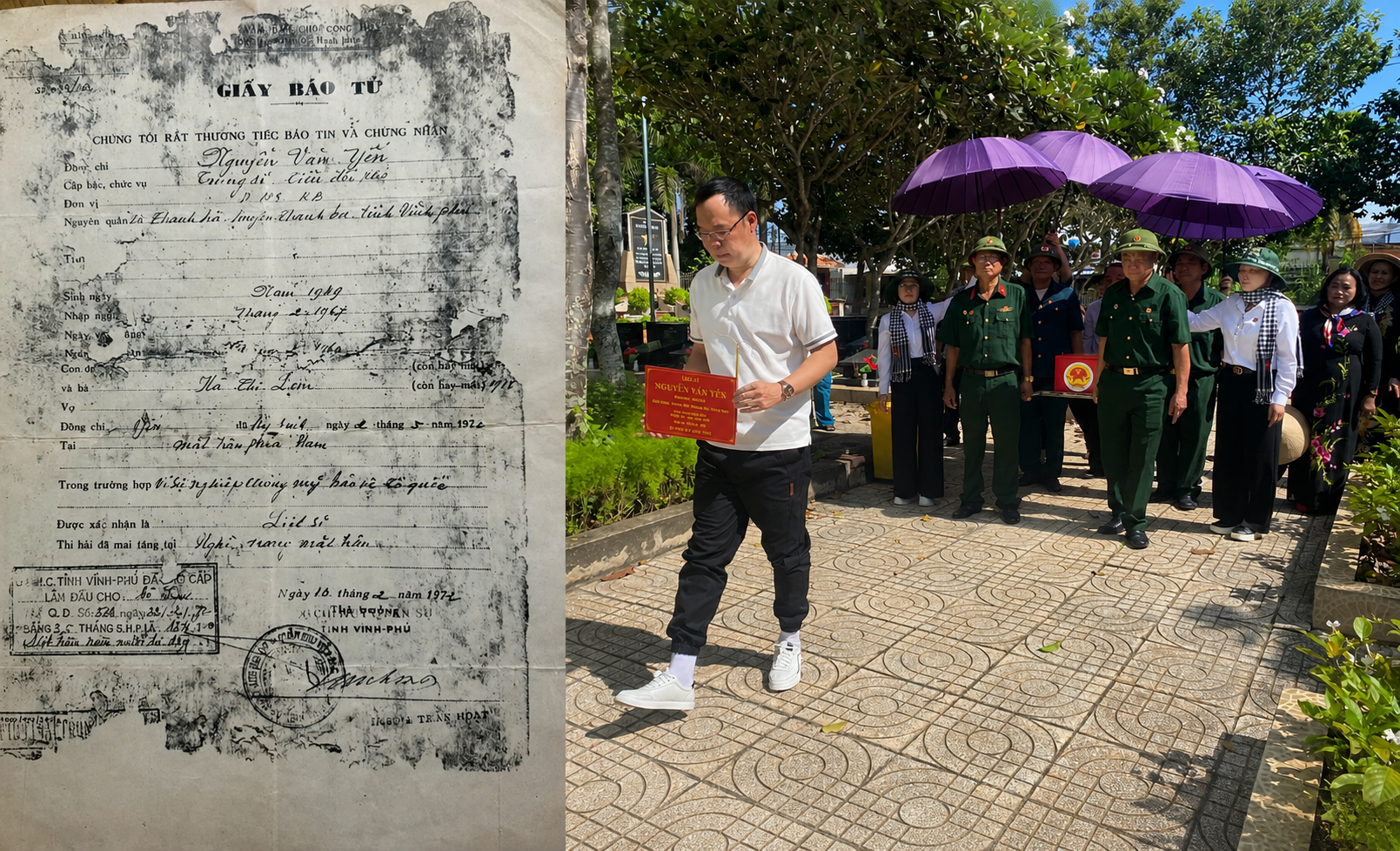 Chuyến tàu Thống Nhất hôm nay có liệt sĩ về quê cha đất tổ Phú Thọ sau gần 60 năm vào chiến trường miền Nam - Ảnh 6.