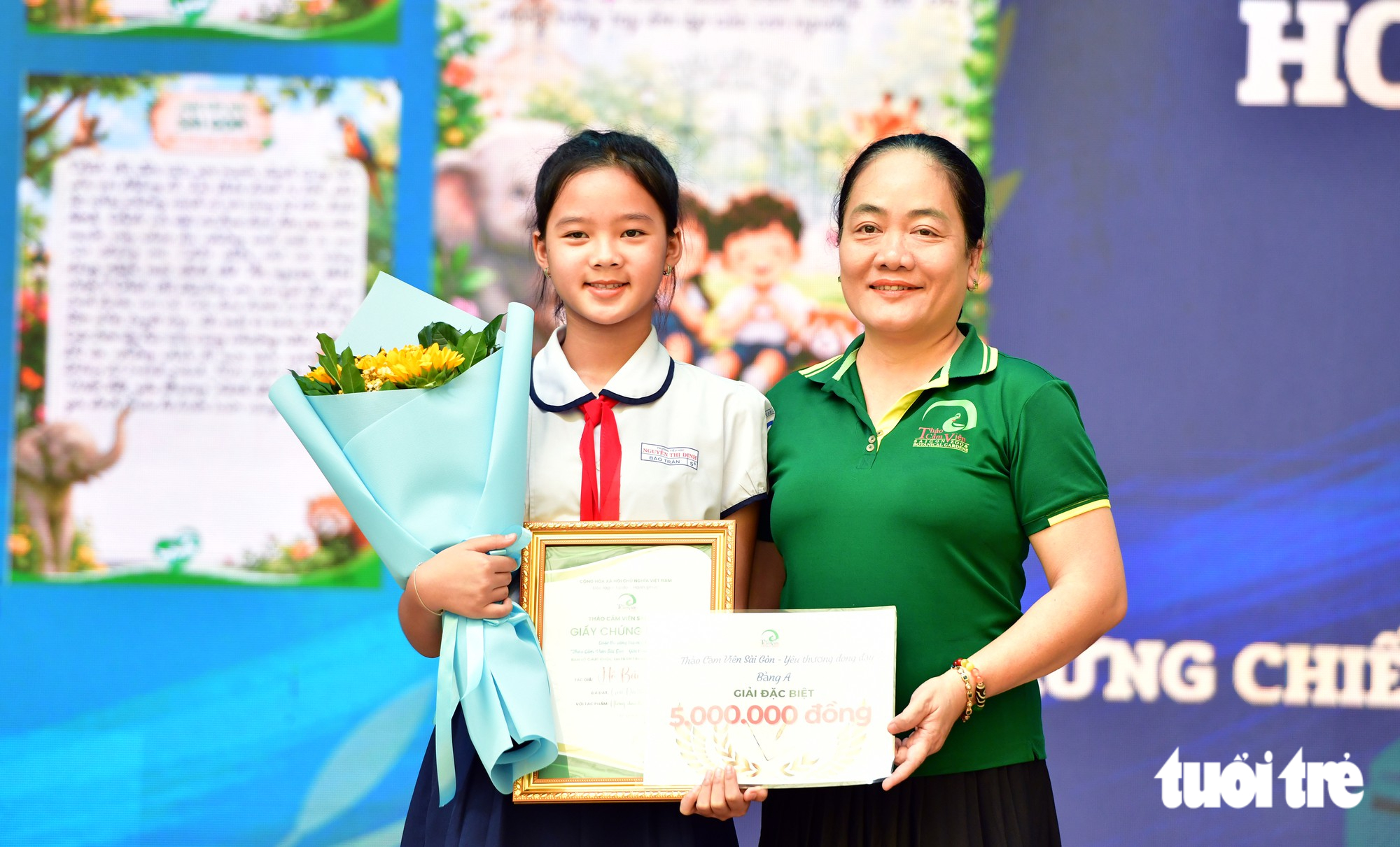 Học sinh lớp 5 đoạt giải đặc biệt với câu chuyện về những “người bạn” ở Thảo Cầm Viên  - Ảnh 2.