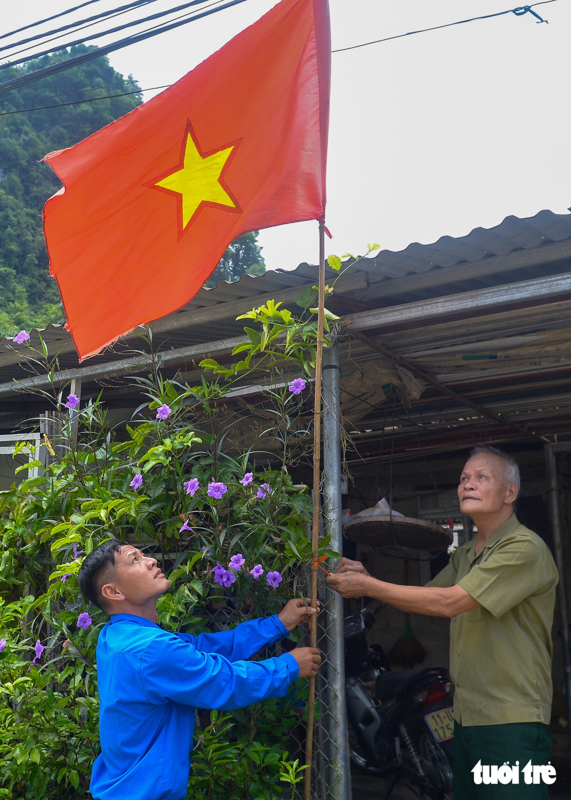 Bên mâm cơm mừng Quốc khánh ở xã Độc Lập - Ảnh 5.