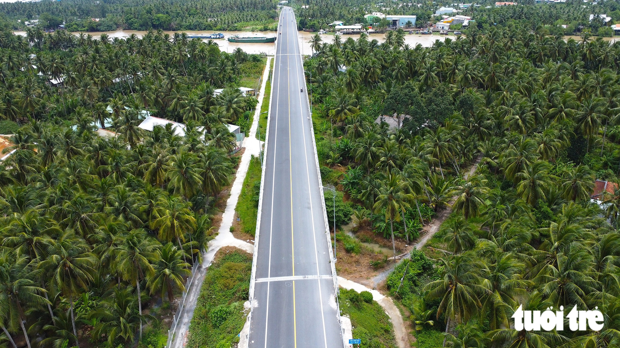 Ngắm tuyến đường ven sông Tiền tuyệt đẹp từ hình ảnh flycam - Ảnh 3.