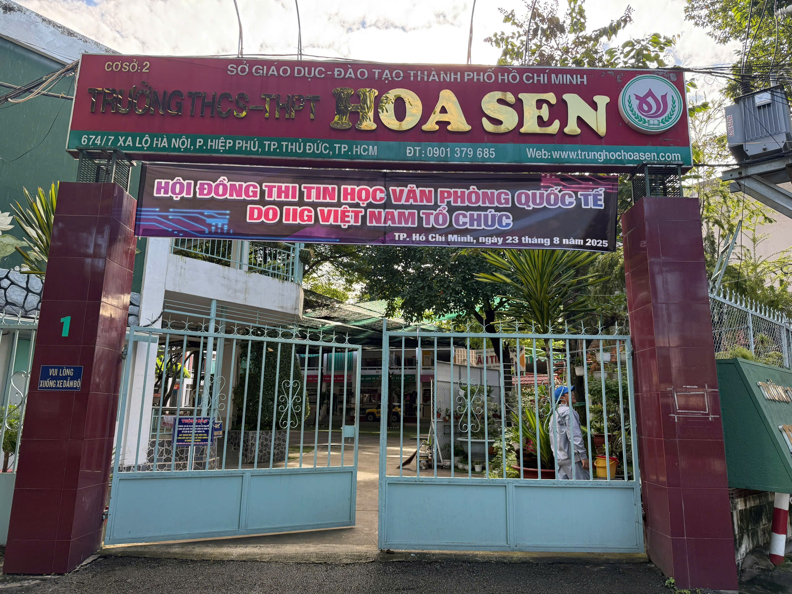 TP.HCM yêu cầu Trường THCS-THPT Hoa Sen dừng hoạt động tại địa điểm Xa lộ Hà Nội - Ảnh 1.