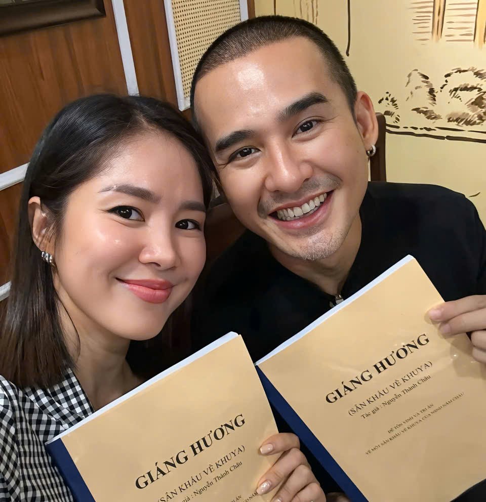 Lương Thế Thành, Lê Phương lại ‘oan gia ngõ hẹp’ trong vở khai trương Kịch đoàn Thành Lộc - Ảnh 3.