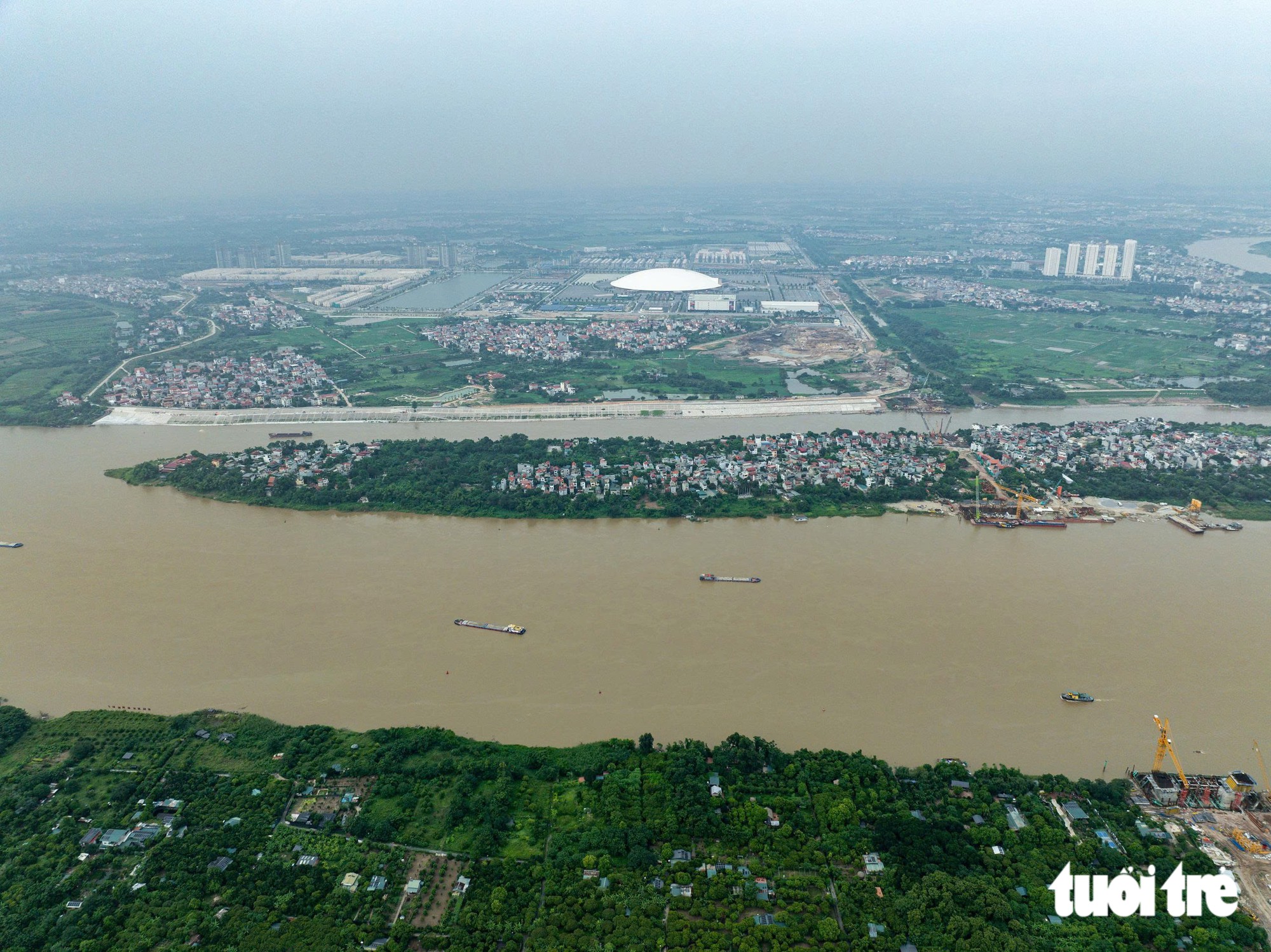 Chủ tịch Hà Nội: Sẽ tiếp tục nghiên cứu, tính toán cụ thể với những khu dân cư hiện hữu dọc sông Hồng - Ảnh 3.