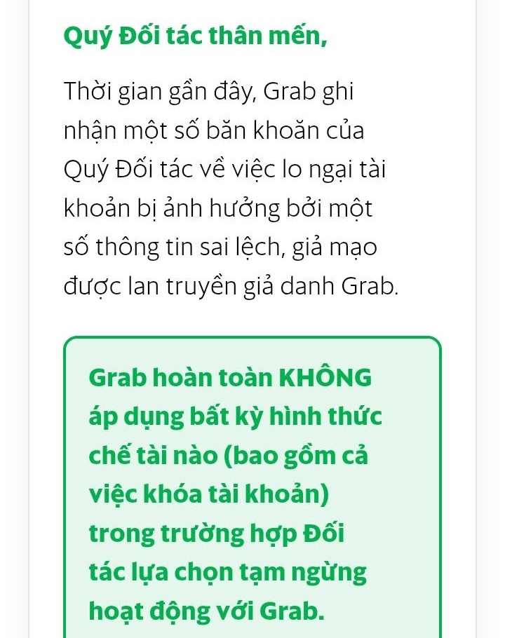 Tài xế Grab có quyền tắt ứng dụng nhưng chú ý đến cuốc xe ảo - Ảnh 2.