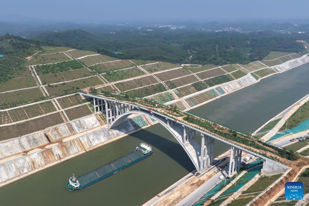 Trung Quốc mở kênh đào dài 134km ở Quảng Tây, nối sông với Biển Đông - Ảnh 1.
