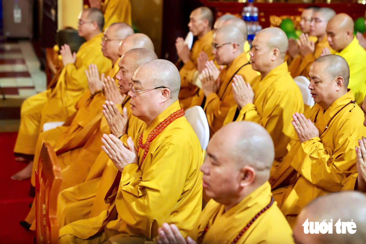 Thai King, Queen pay homage to Buddha at Hanoi’s Quan Su Pagoda- Ảnh 5.