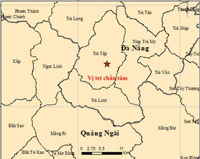 4 trận động đất ở miền núi Đà Nẵng, người dân nghe tiếng nổ, cảm nhận rung lắc - Ảnh 1.
