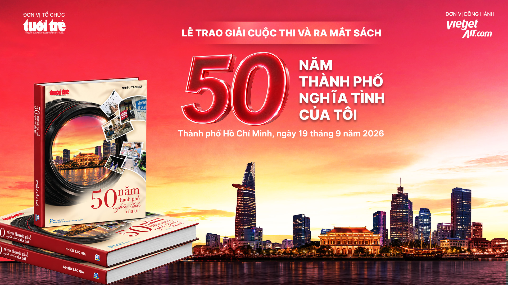 Lễ trao giải và ra mắt sách 50 năm thành phố nghĩa tình của tôi - Ảnh 3.