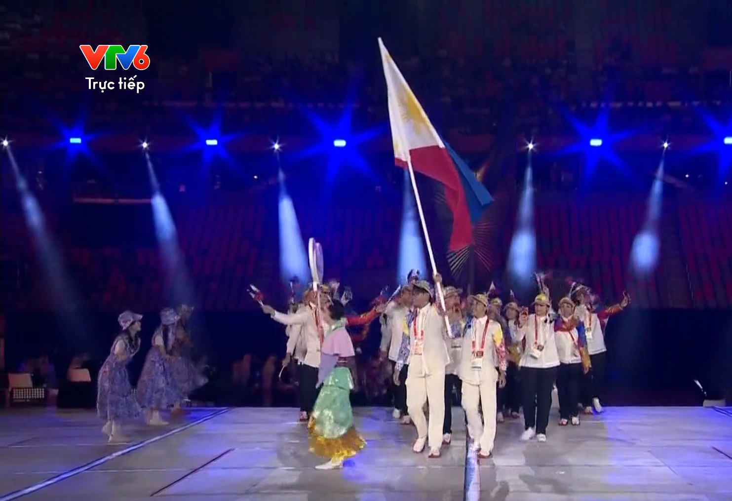 Lễ khai mạc Asiad 20: Kỳ đại hội thể thao châu Á ngập tràn sắc màu - Ảnh 12.